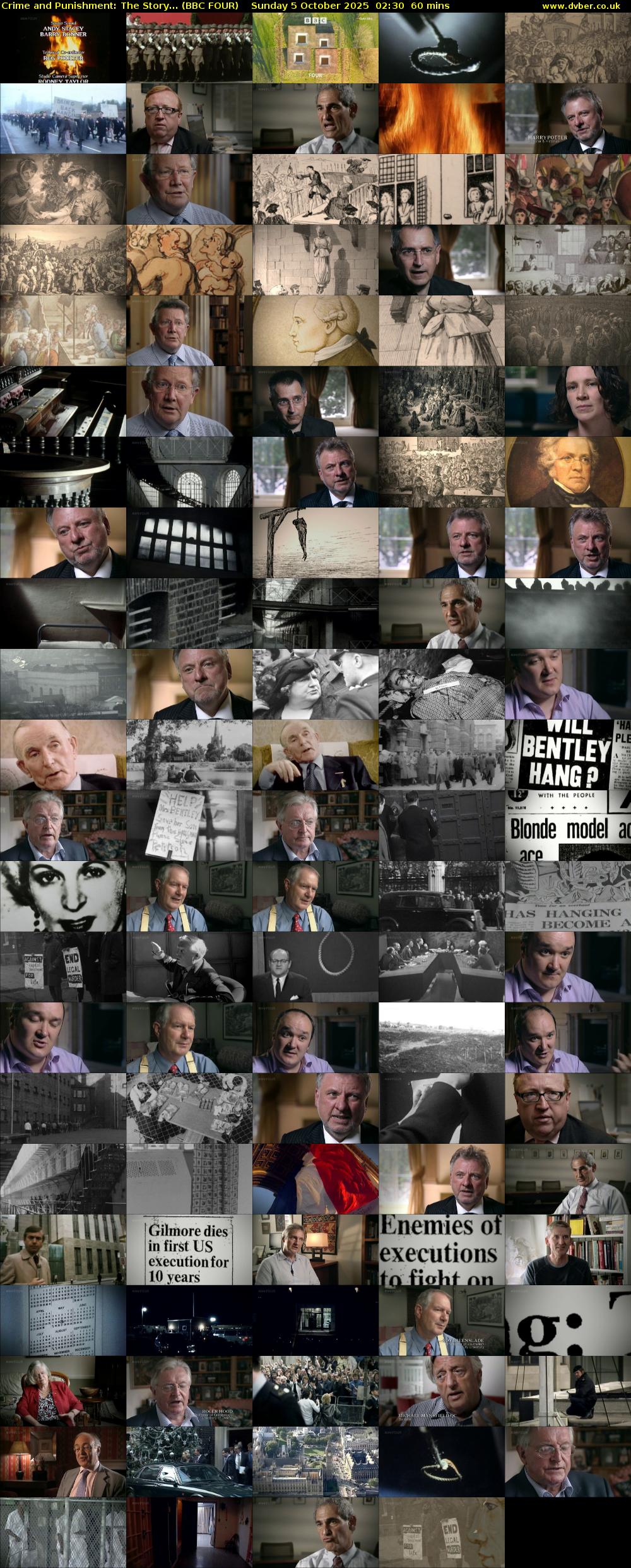 Crime and Punishment: The Story... (BBC FOUR) Sunday 5 October 2025 02:30 - 03:30