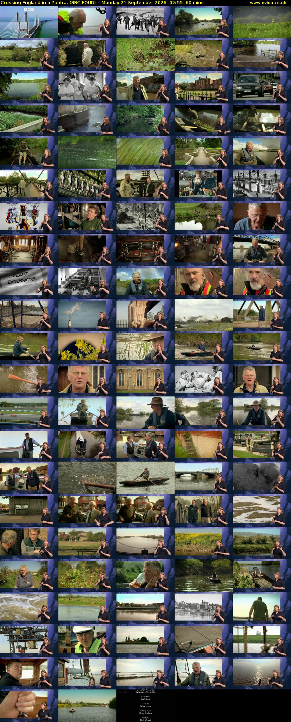 Crossing England in a Punt:... (BBC FOUR) Monday 21 September 2026 02:55 - 03:55