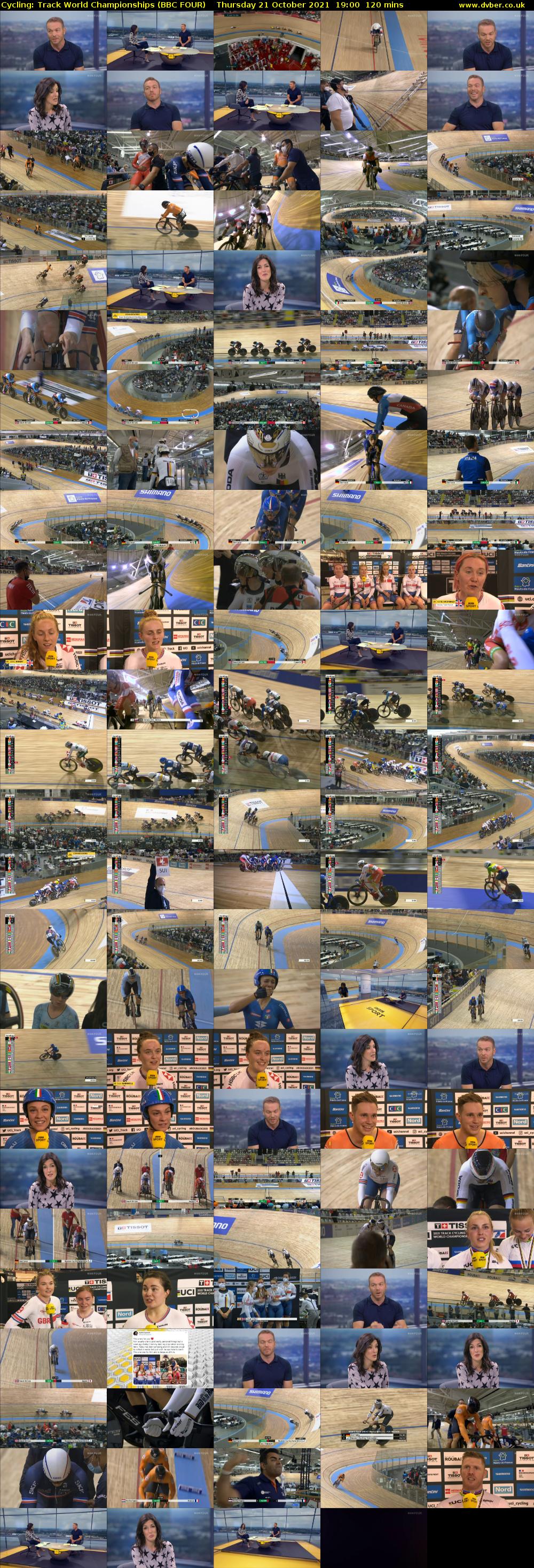 Cycling: Track World Championships (BBC FOUR) Thursday 21 October 2021 19:00 - 21:00