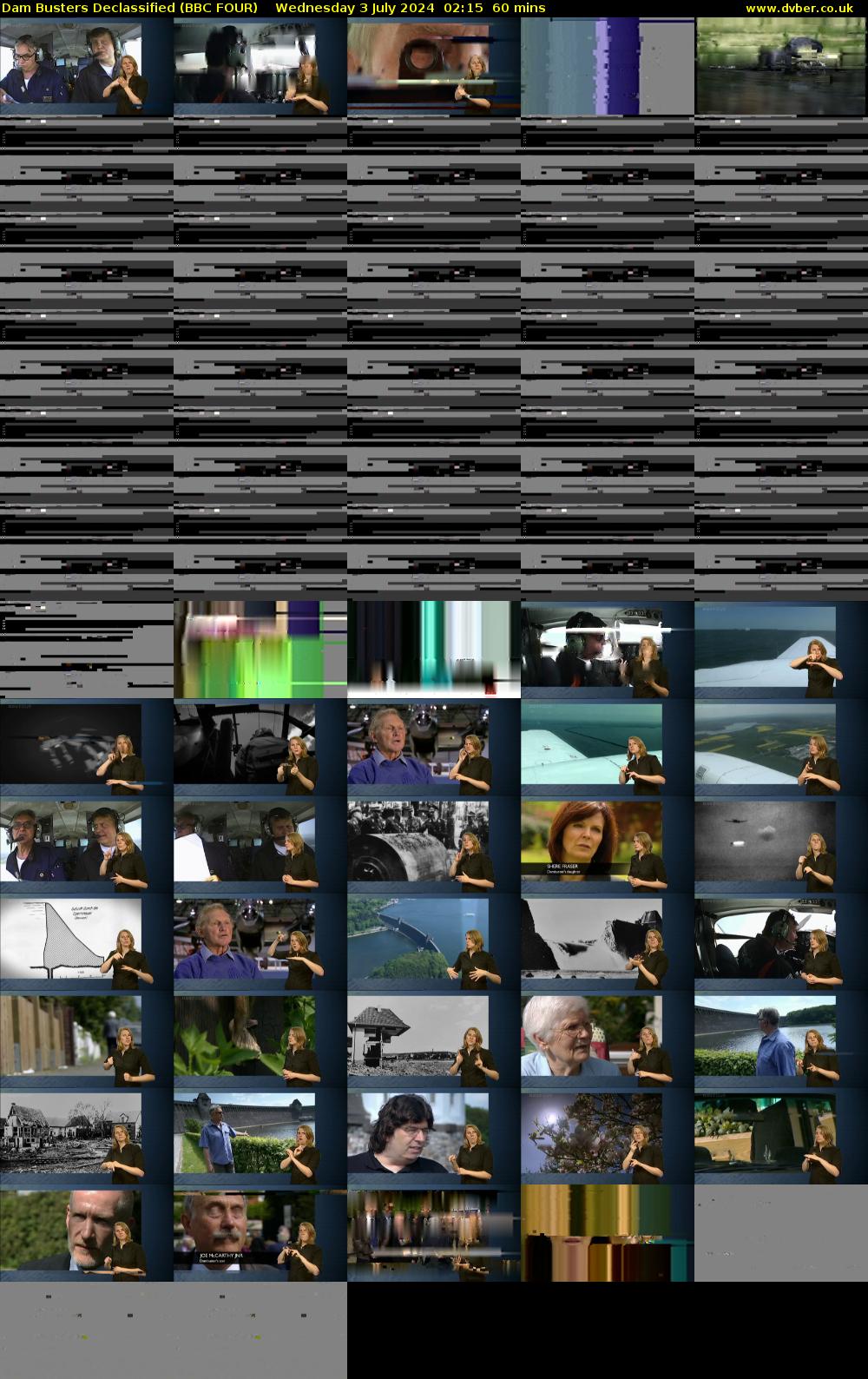Dam Busters Declassified (BBC FOUR) Wednesday 3 July 2024 02:15 - 03:15