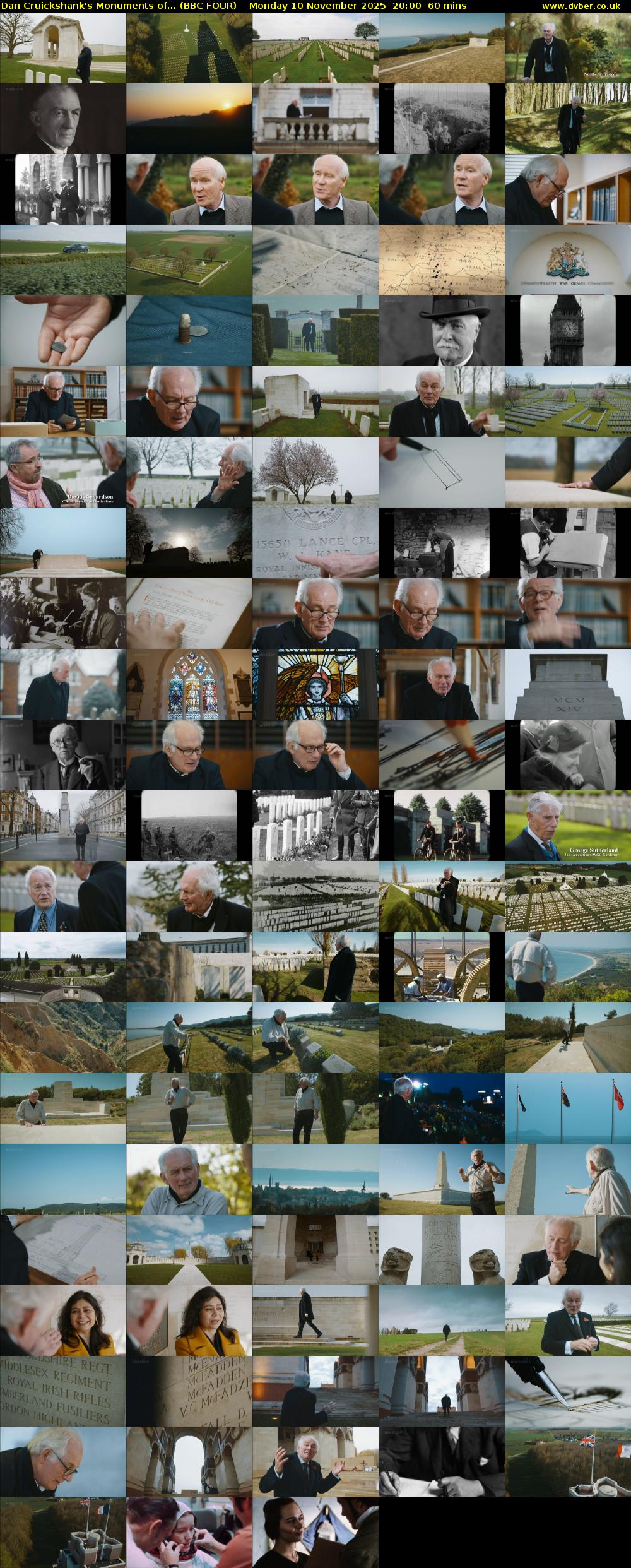 Dan Cruickshank's Monuments of... (BBC FOUR) Monday 10 November 2025 20:00 - 21:00