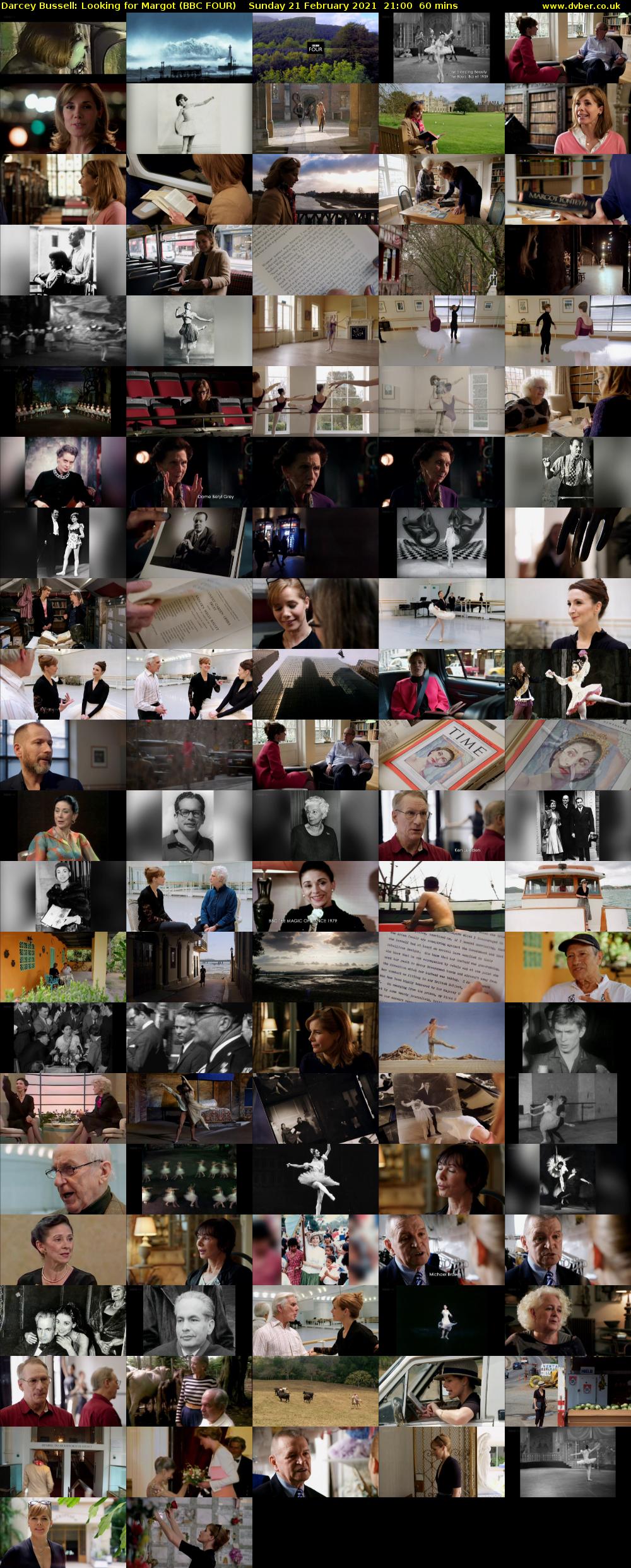 Darcey Bussell: Looking for Margot (BBC FOUR) Sunday 21 February 2021 21:00 - 22:00