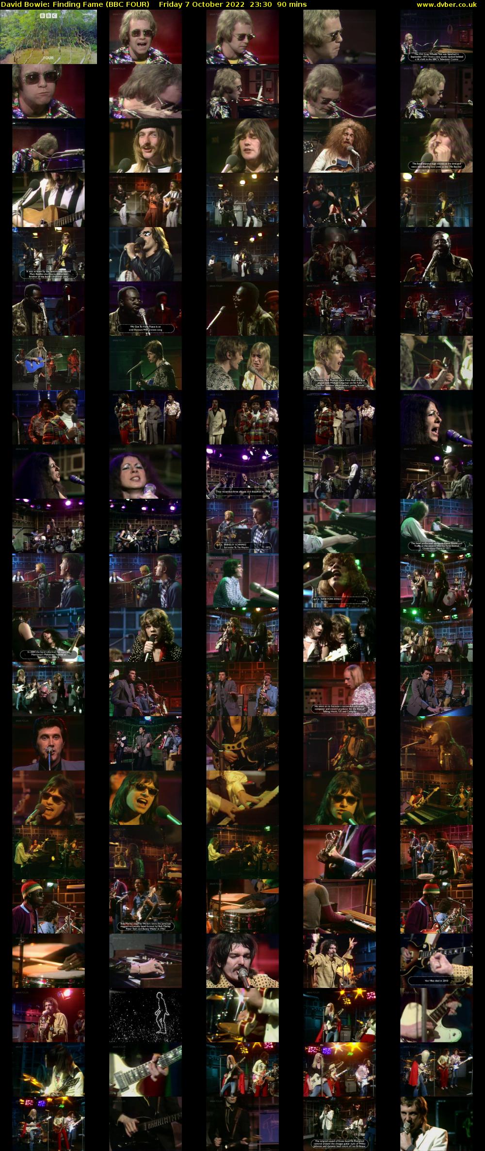 David Bowie: Finding Fame (BBC FOUR) Friday 7 October 2022 23:30 - 01:00