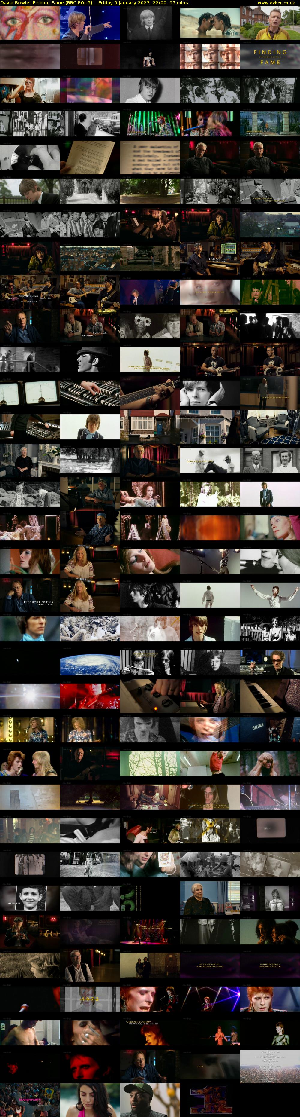 David Bowie: Finding Fame (BBC FOUR) Friday 6 January 2023 22:00 - 23:35