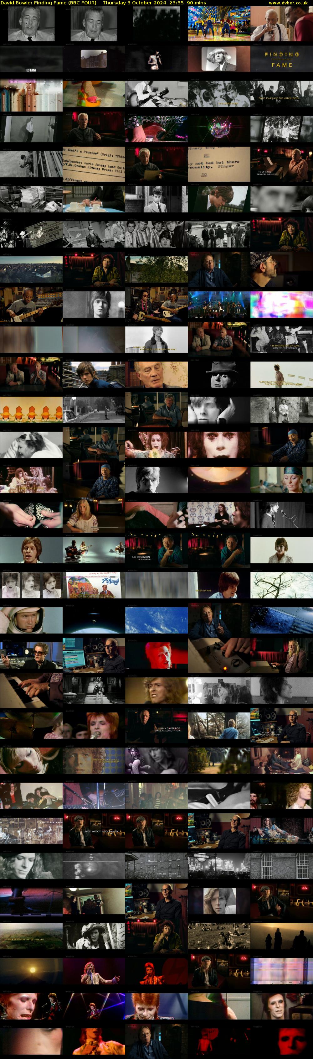 David Bowie: Finding Fame (BBC FOUR) Thursday 3 October 2024 23:55 - 01:25
