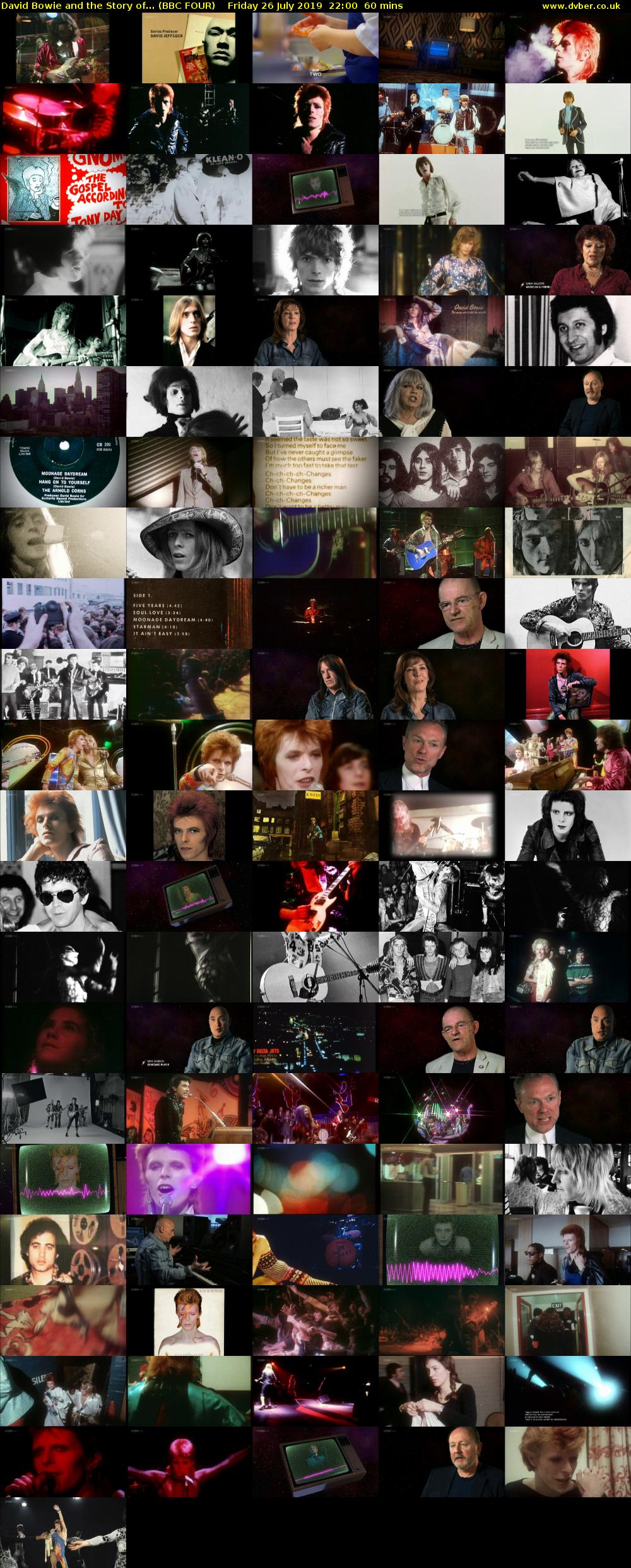 David Bowie and the Story of... (BBC FOUR) Friday 26 July 2019 22:00 - 23:00