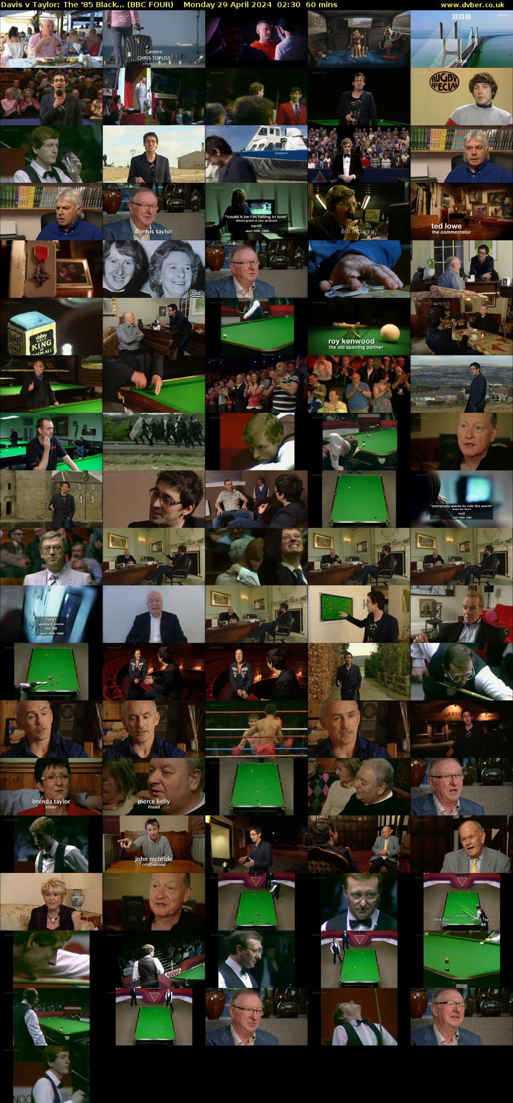 Davis v Taylor: The '85 Black... (BBC FOUR) Monday 29 April 2024 02:30 - 03:30