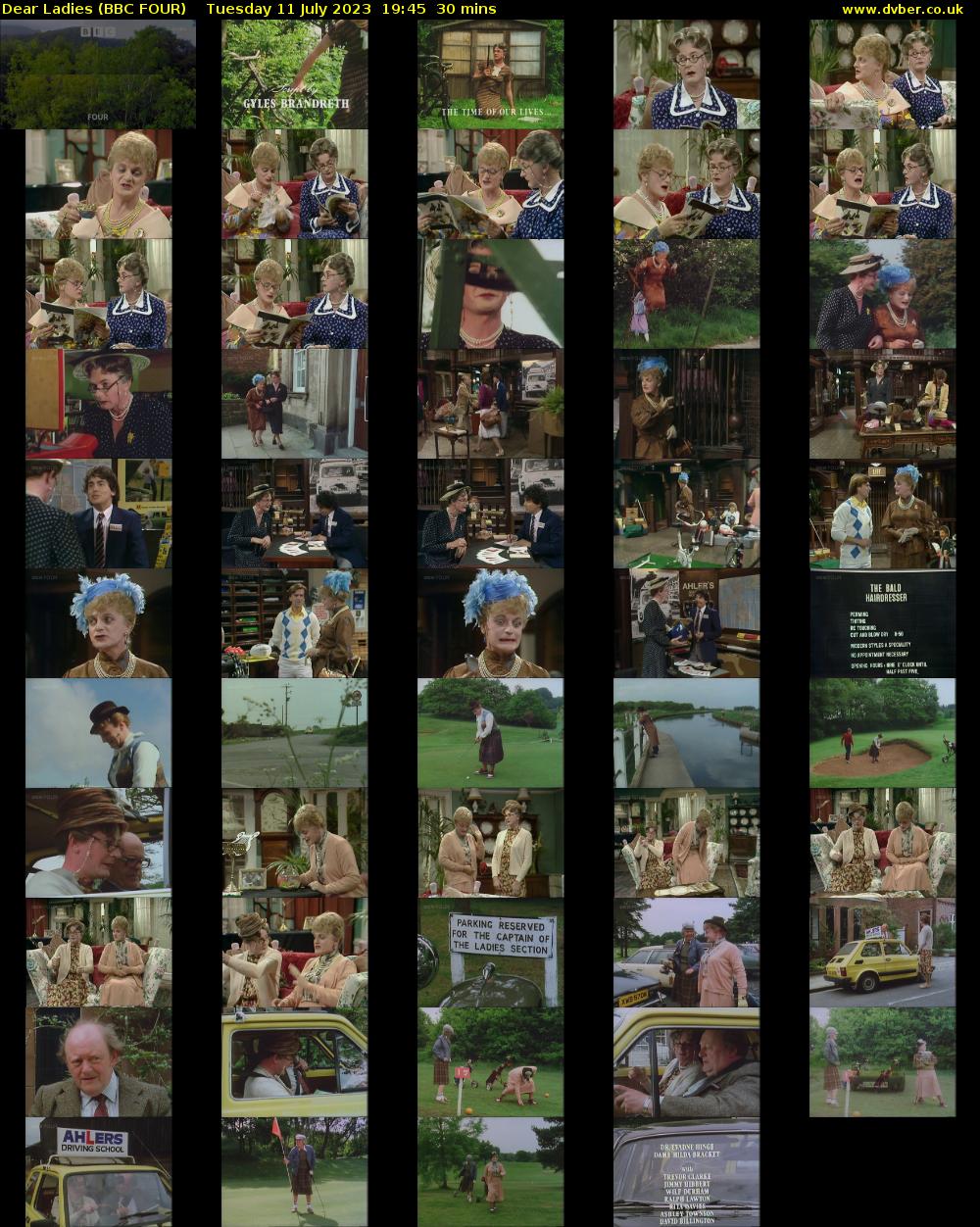 Dear Ladies (BBC FOUR) Tuesday 11 July 2023 19:45 - 20:15