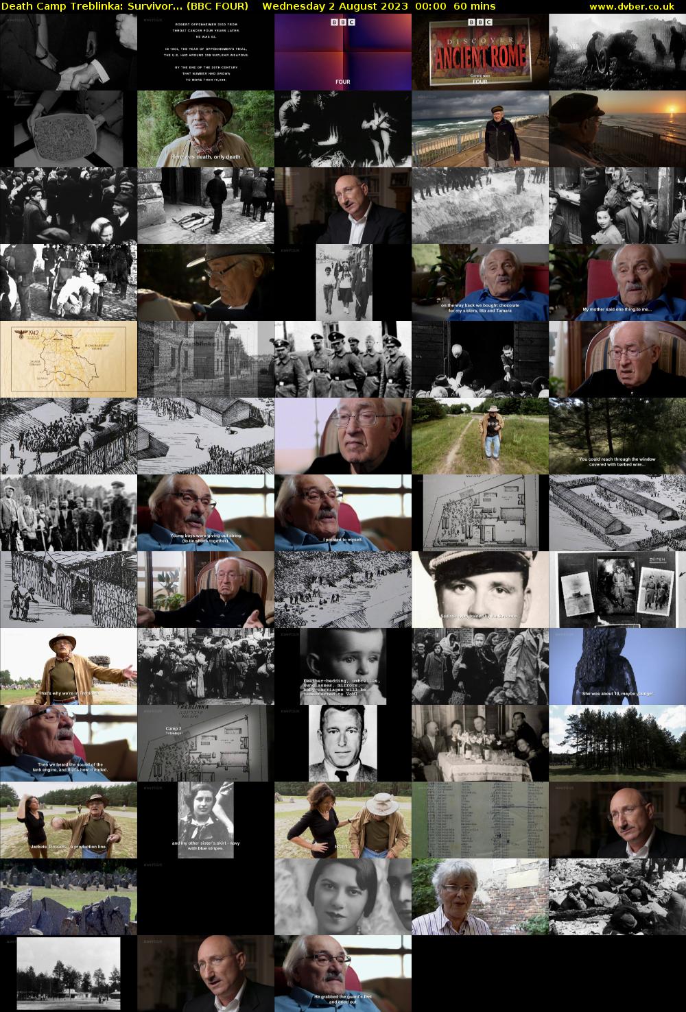 Death Camp Treblinka: Survivor... (BBC FOUR) Wednesday 2 August 2023 00:00 - 01:00