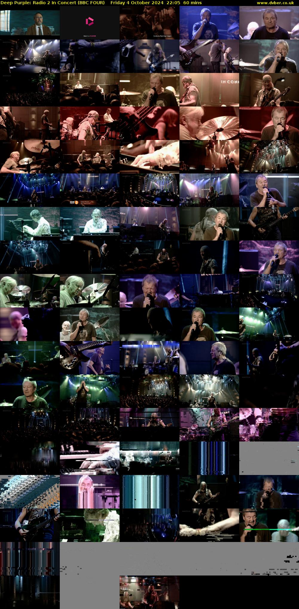 Deep Purple: Radio 2 In Concert (BBC FOUR) Friday 4 October 2024 22:05 - 23:05