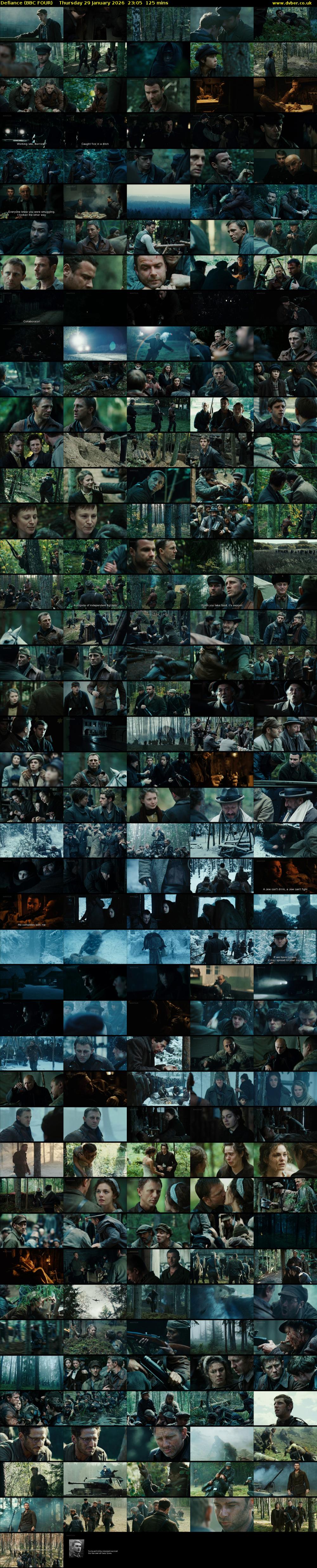 Defiance (BBC FOUR) Thursday 29 January 2026 23:05 - 01:10