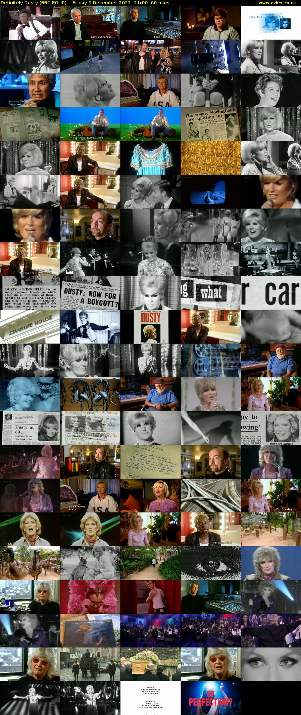Definitely Dusty (BBC FOUR) Friday 9 December 2022 21:00 - 22:00