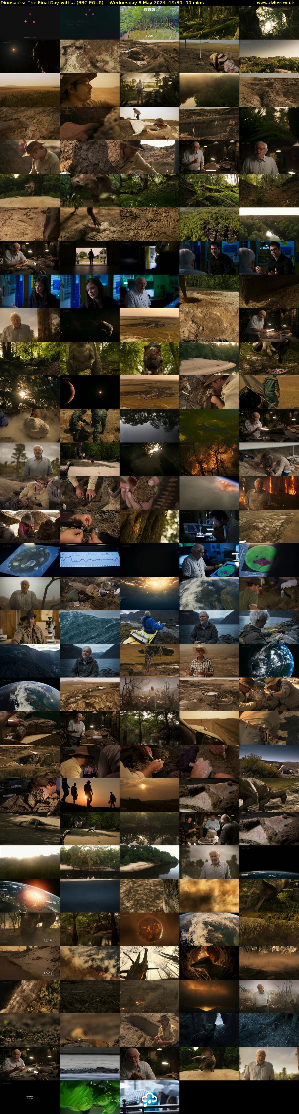 Dinosaurs: The Final Day with... (BBC FOUR) Wednesday 8 May 2024 19:30 - 21:00