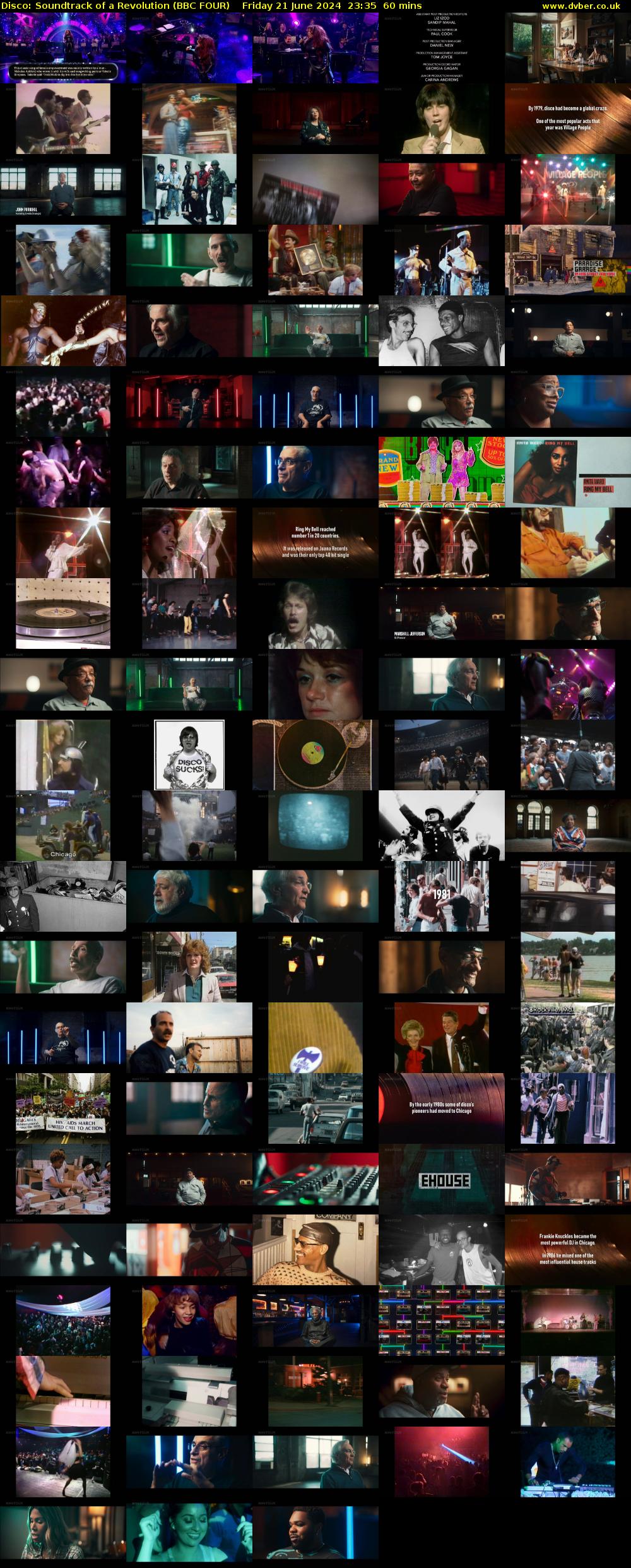 Disco: Soundtrack of a Revolution (BBC FOUR) Friday 21 June 2024 23:35 - 00:35