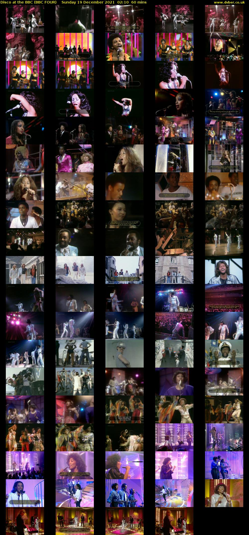 Disco at the BBC (BBC FOUR) Sunday 19 December 2021 02:10 - 03:10