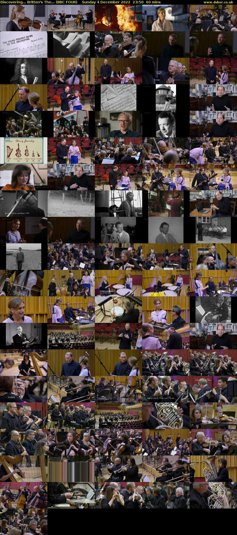 Discovering... Britten's The... (BBC FOUR) Sunday 4 December 2022 23:50 - 00:50