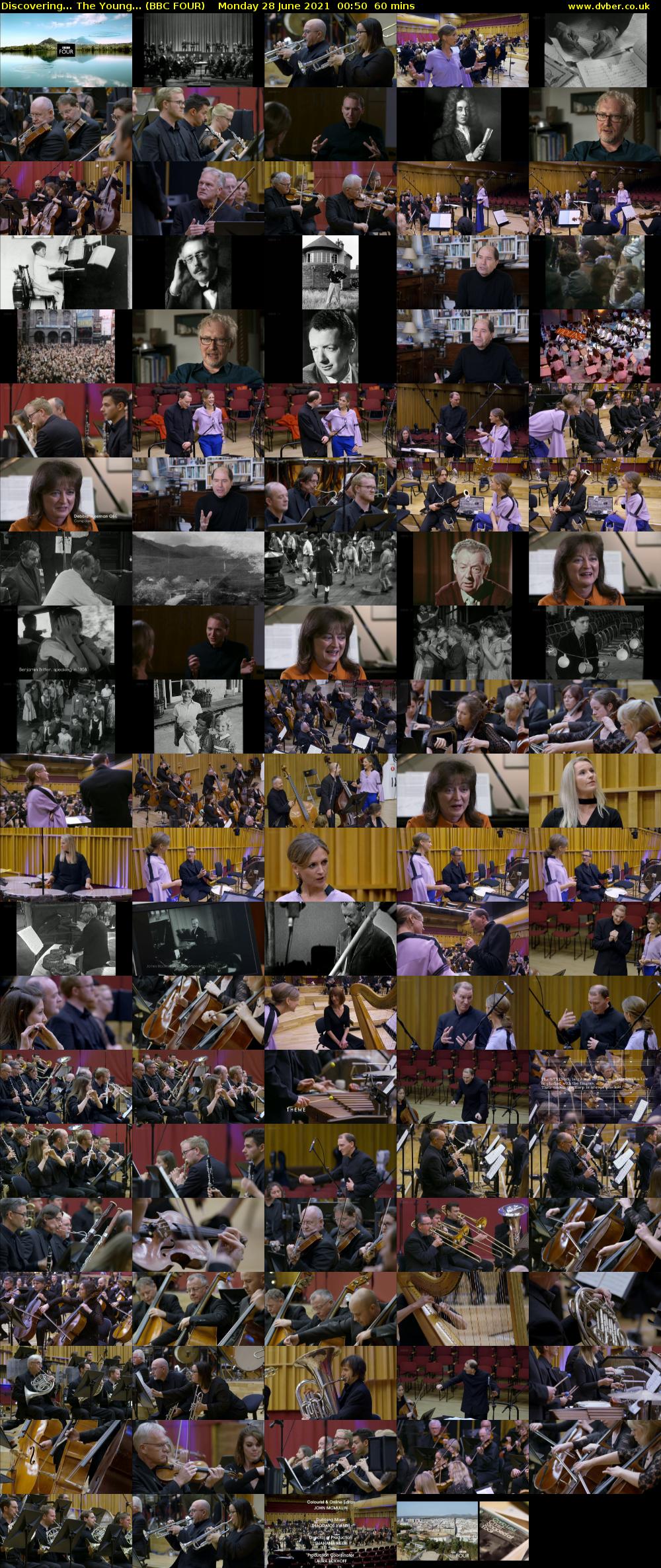 Discovering... The Young... (BBC FOUR) Monday 28 June 2021 00:50 - 01:50