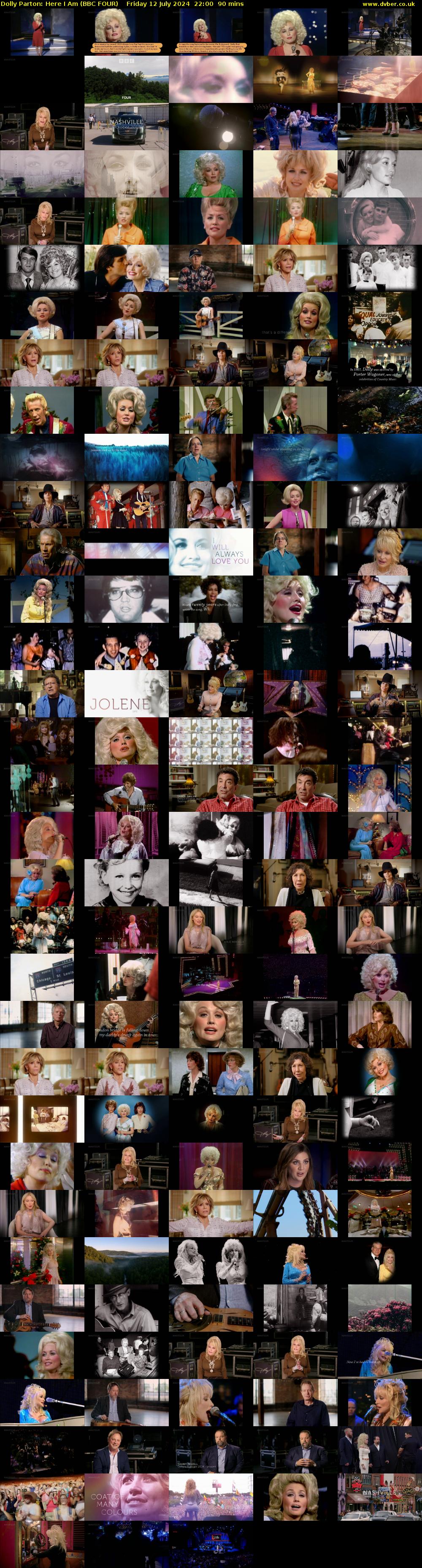 Dolly Parton: Here I Am (BBC FOUR) Friday 12 July 2024 22:00 - 23:30