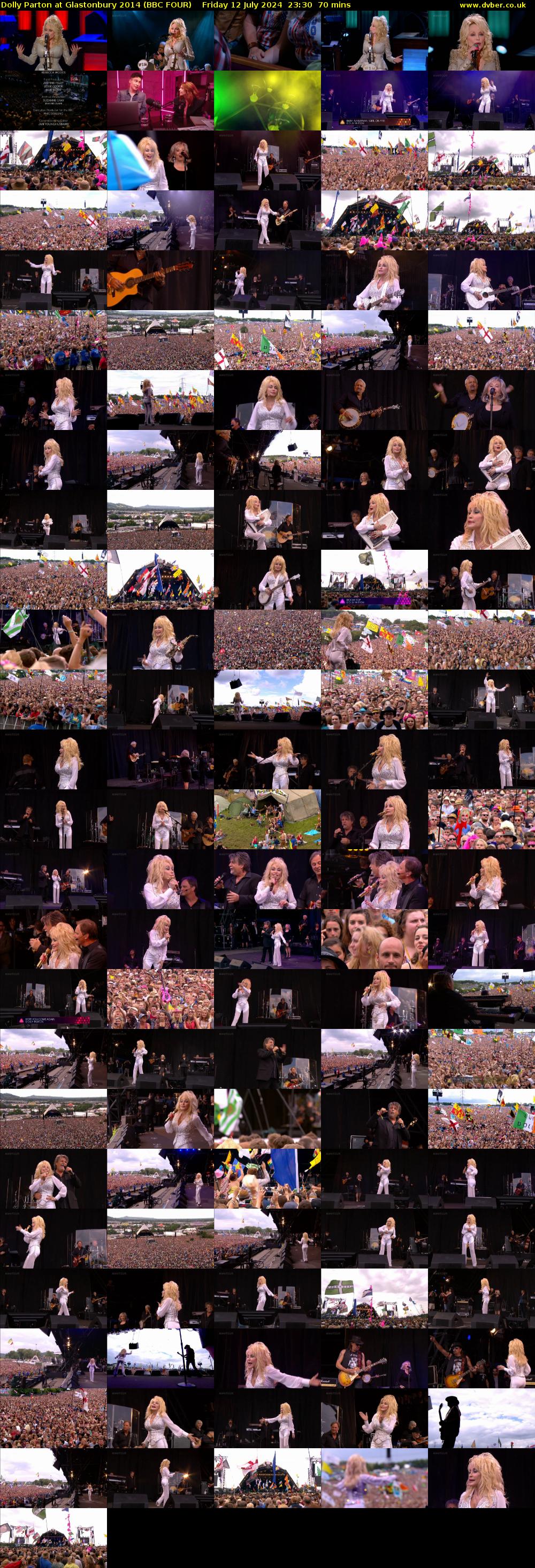 Dolly Parton at Glastonbury 2014 (BBC FOUR) Friday 12 July 2024 23:30 - 00:40
