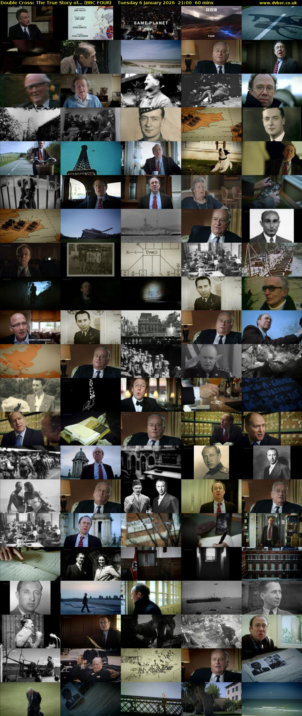 Double Cross: The True Story of... (BBC FOUR) Tuesday 6 January 2026 21:00 - 22:00
