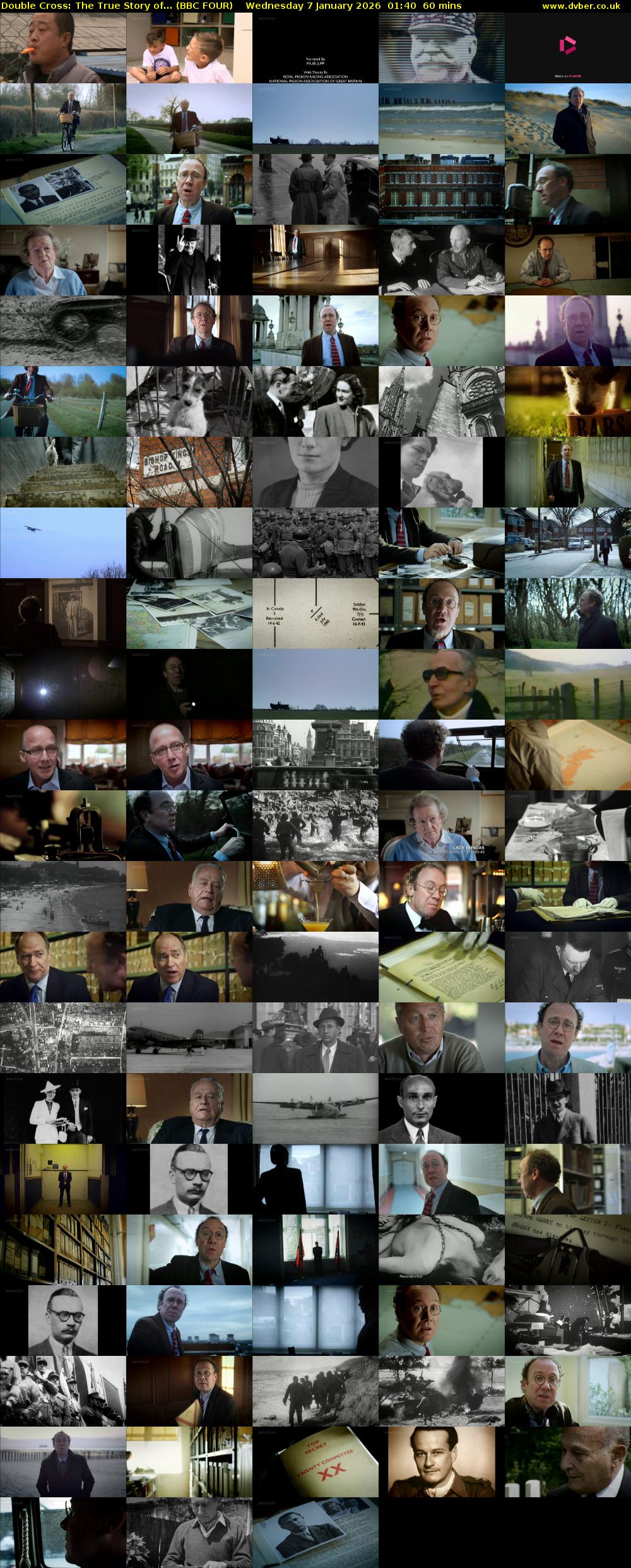 Double Cross: The True Story of... (BBC FOUR) Wednesday 7 January 2026 01:40 - 02:40