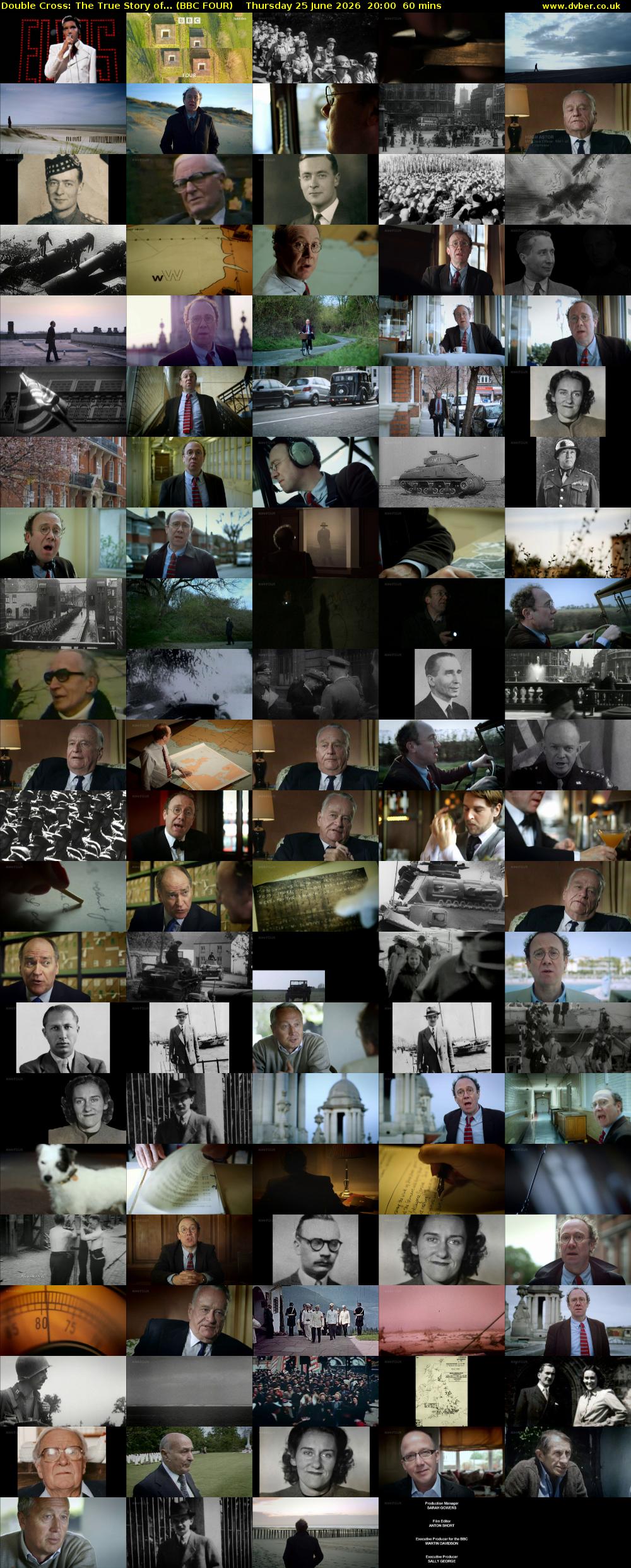 Double Cross: The True Story of... (BBC FOUR) Thursday 25 June 2026 20:00 - 21:00