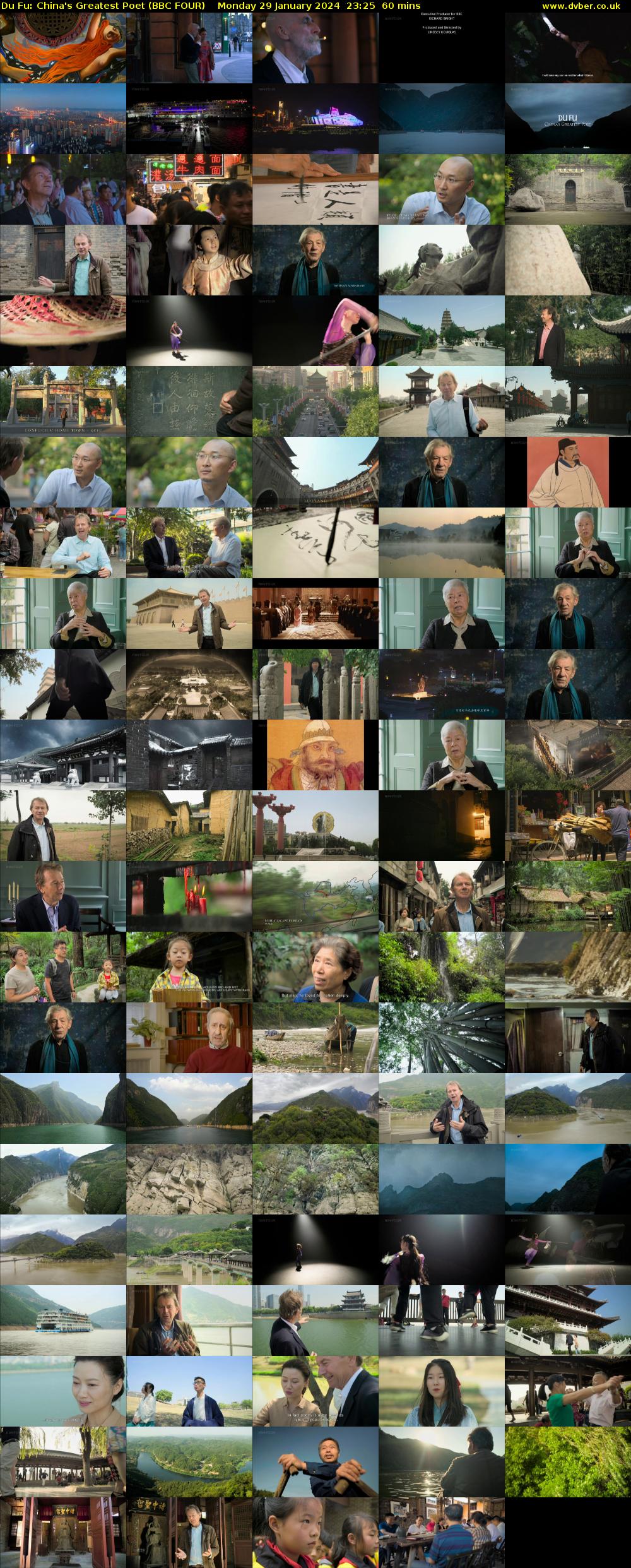 Du Fu: China's Greatest Poet (BBC FOUR) Monday 29 January 2024 23:25 - 00:25