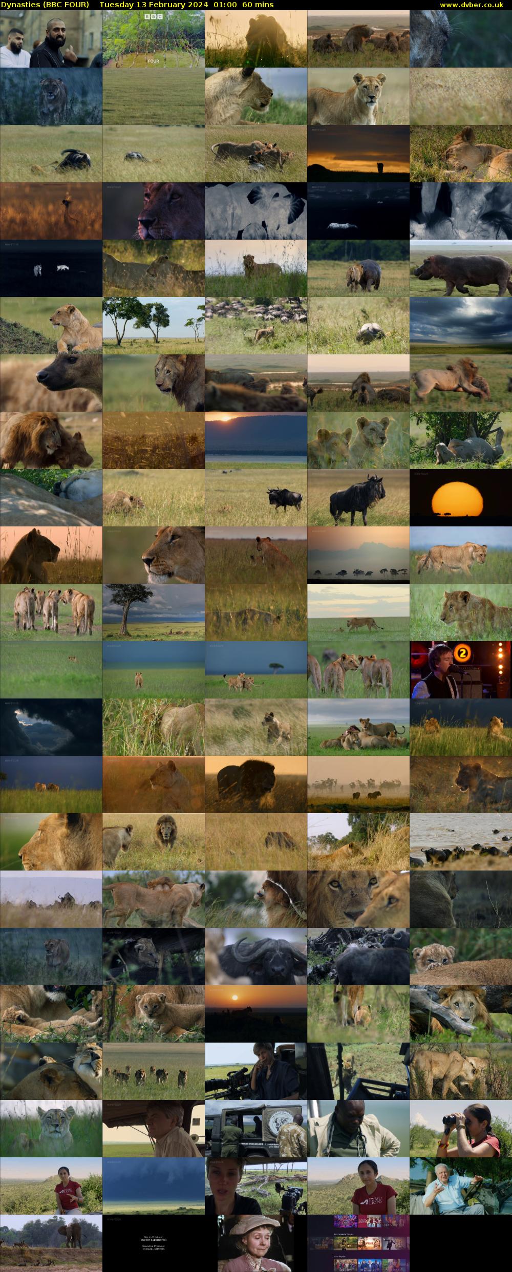 Dynasties (BBC FOUR) Tuesday 13 February 2024 01:00 - 02:00