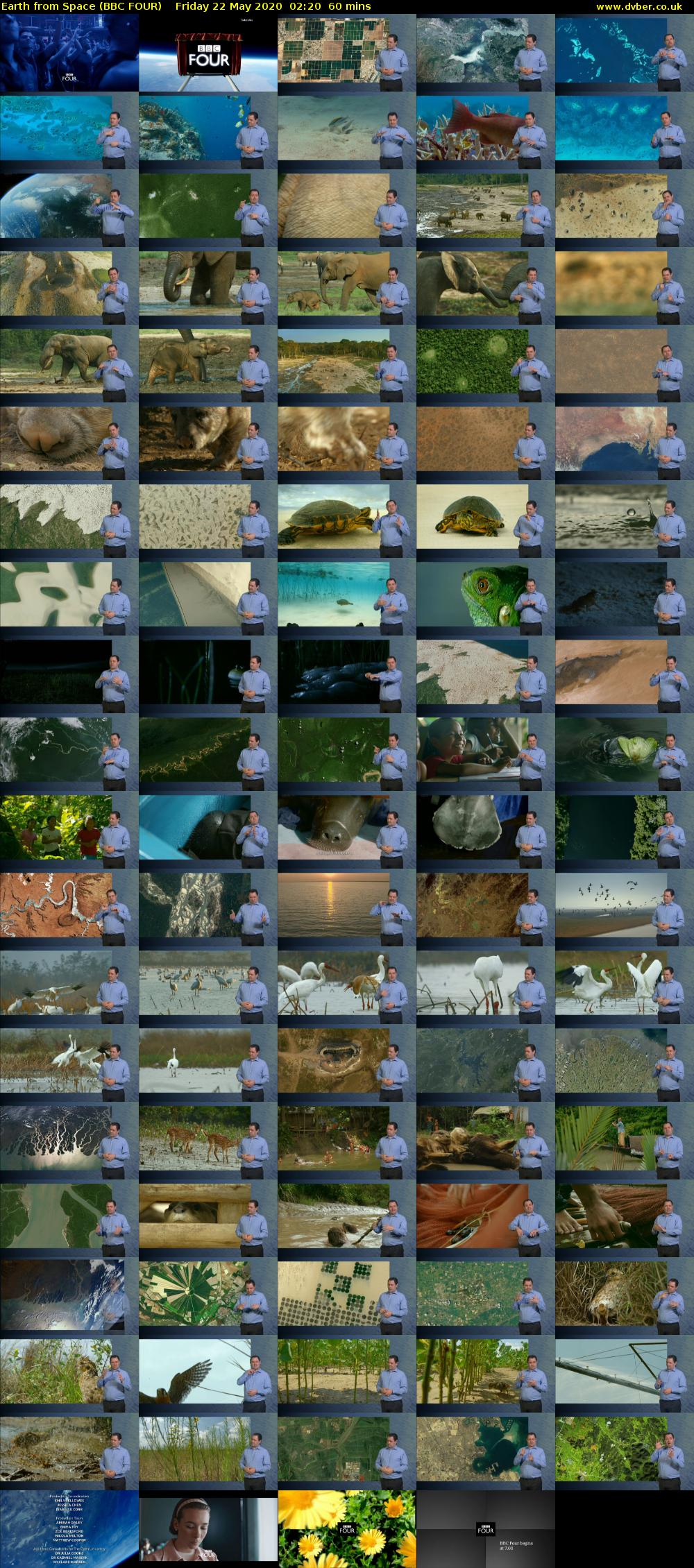Earth from Space (BBC FOUR) Friday 22 May 2020 02:20 - 03:20