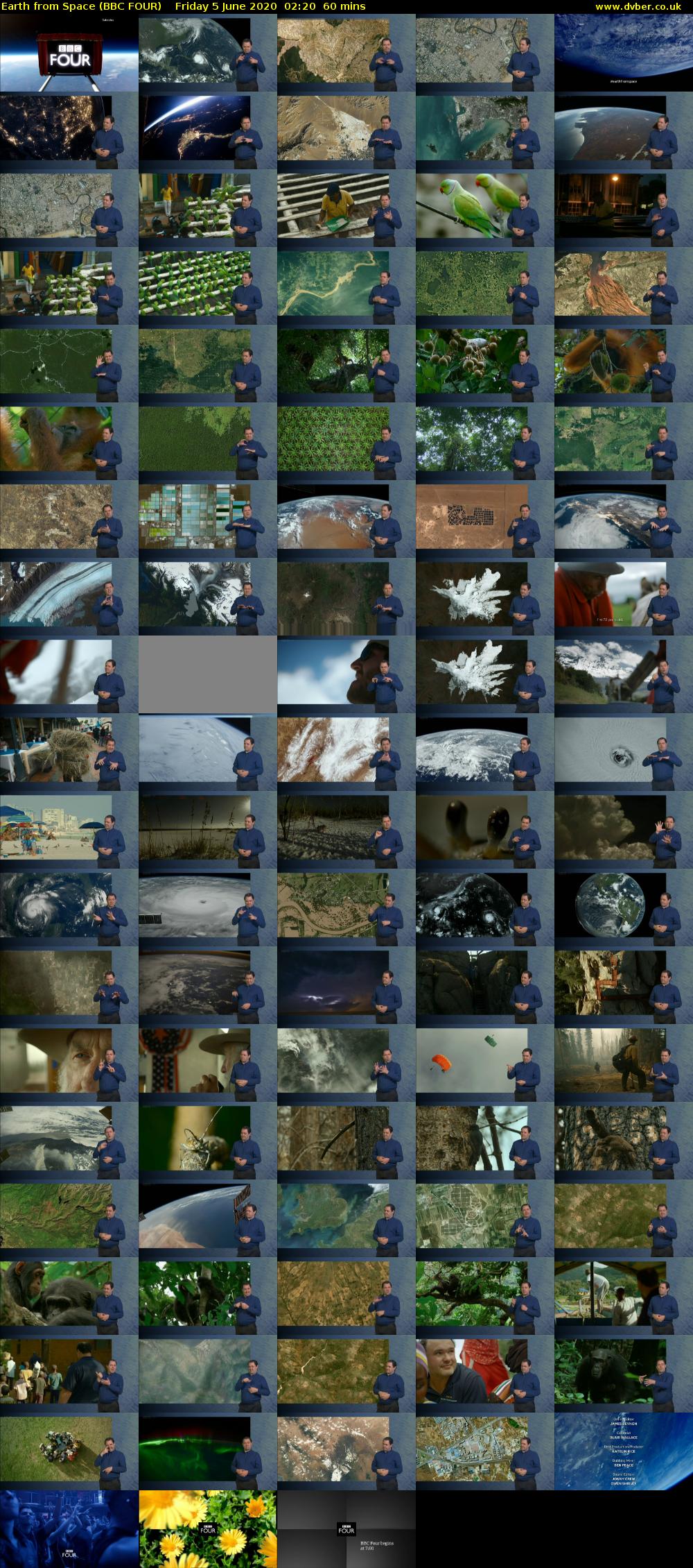 Earth from Space (BBC FOUR) Friday 5 June 2020 02:20 - 03:20
