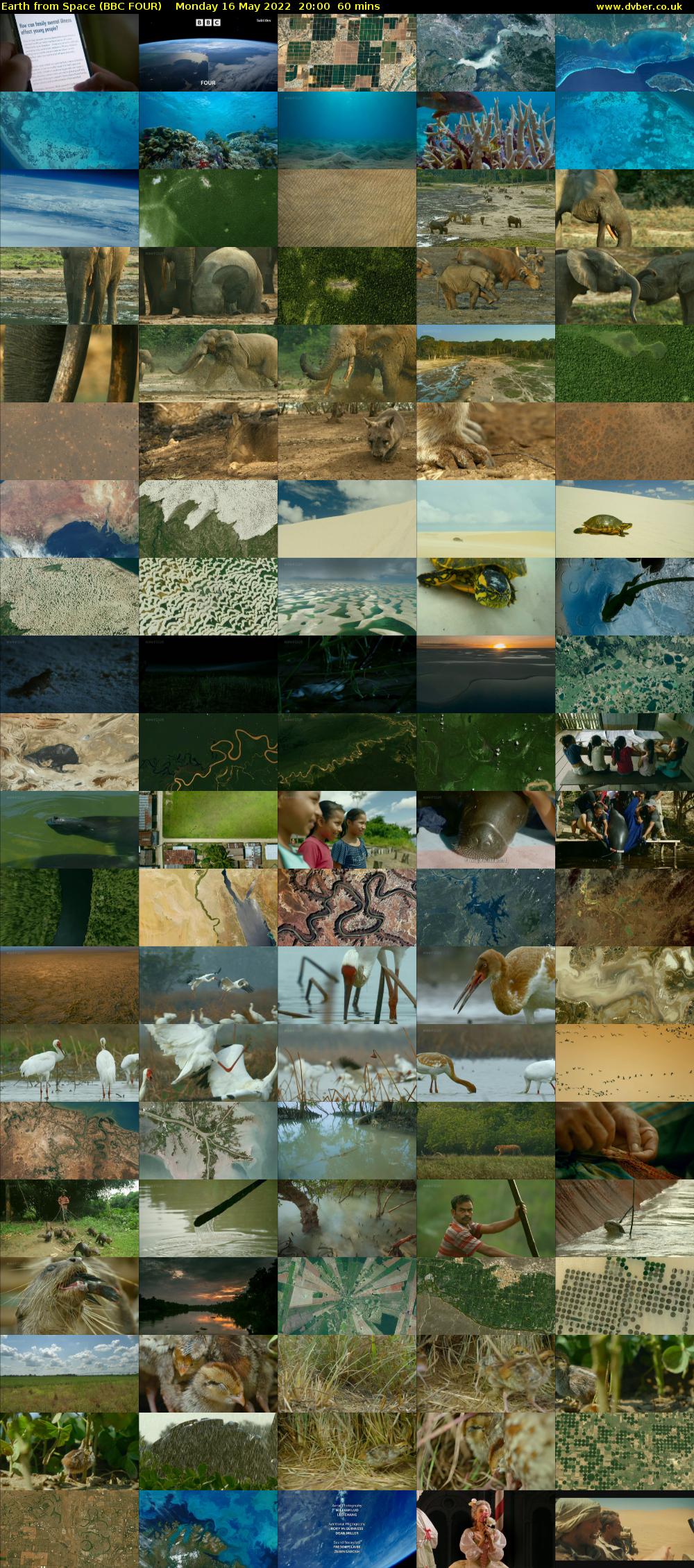 Earth from Space (BBC FOUR) Monday 16 May 2022 20:00 - 21:00