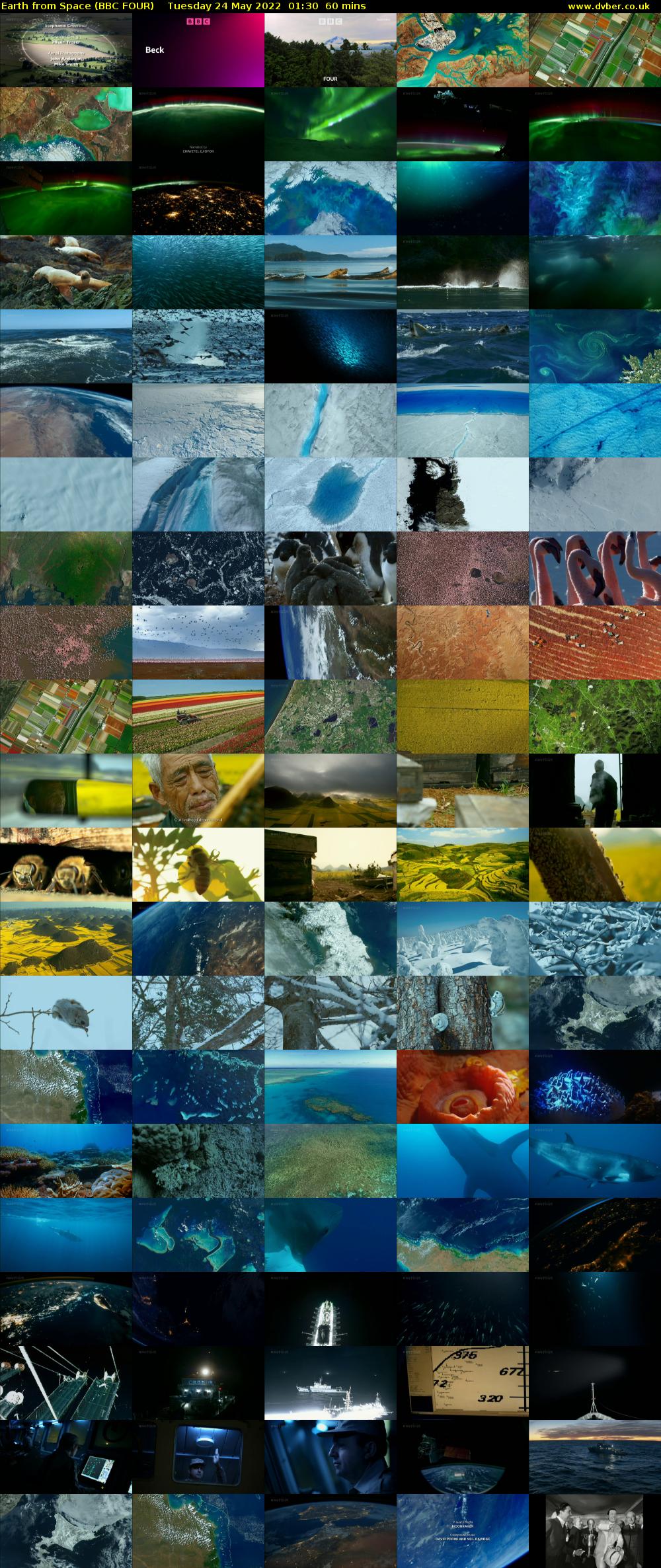 Earth from Space (BBC FOUR) Tuesday 24 May 2022 01:30 - 02:30