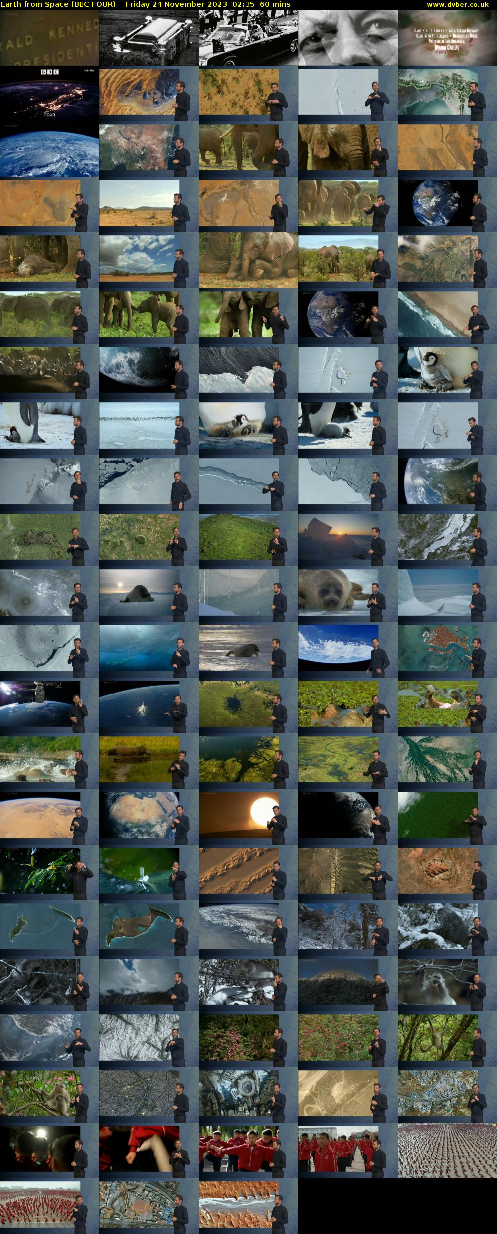 Earth from Space (BBC FOUR) Friday 24 November 2023 02:35 - 03:35