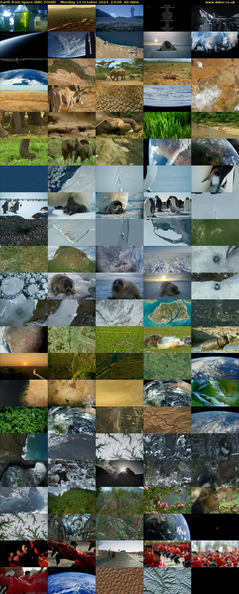 Earth from Space (BBC FOUR) Monday 14 October 2024 23:00 - 00:00