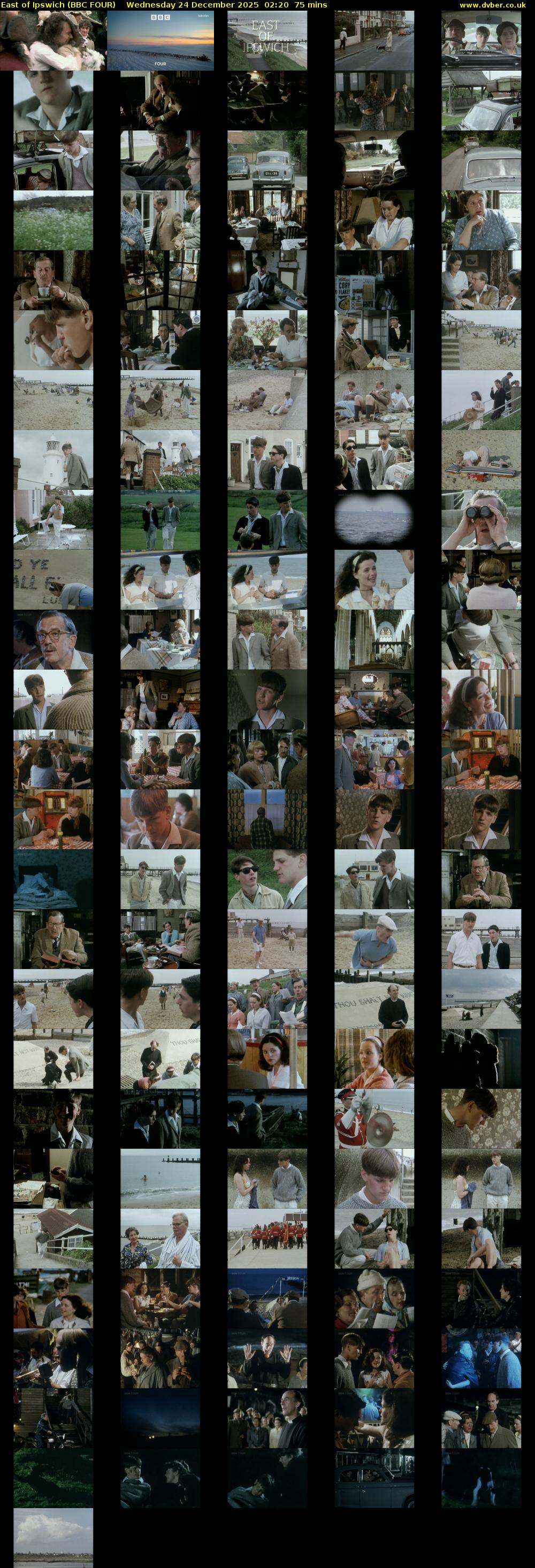 East of Ipswich (BBC FOUR) Wednesday 24 December 2025 02:20 - 03:35