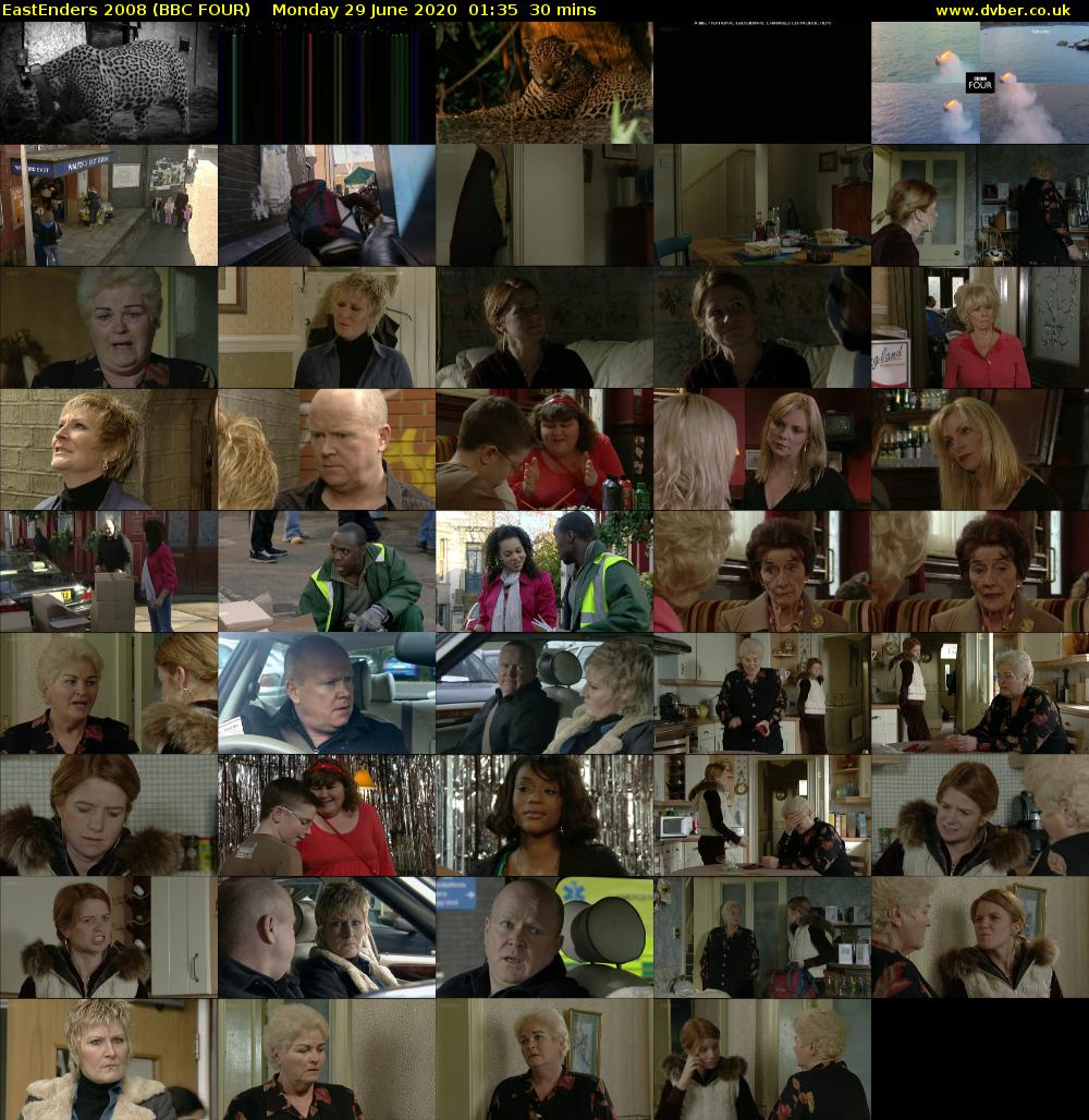 EastEnders 2008 (BBC FOUR) Monday 29 June 2020 01:35 - 02:05