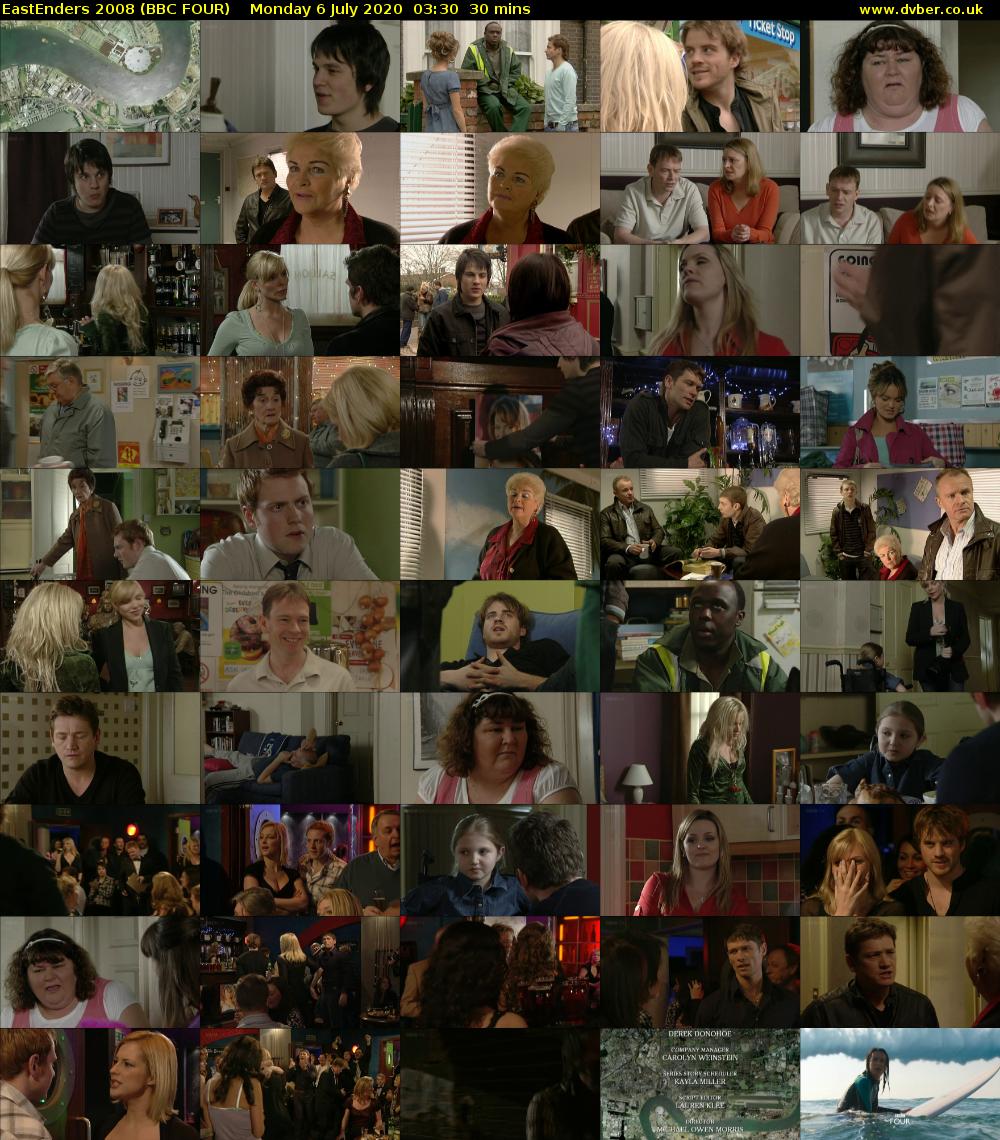 EastEnders 2008 (BBC FOUR) Monday 6 July 2020 03:30 - 04:00