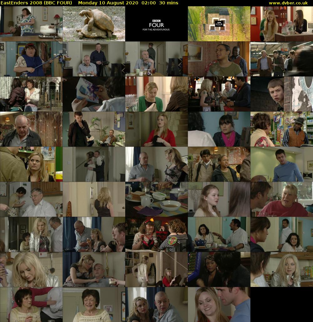 EastEnders 2008 (BBC FOUR) Monday 10 August 2020 02:00 - 02:30