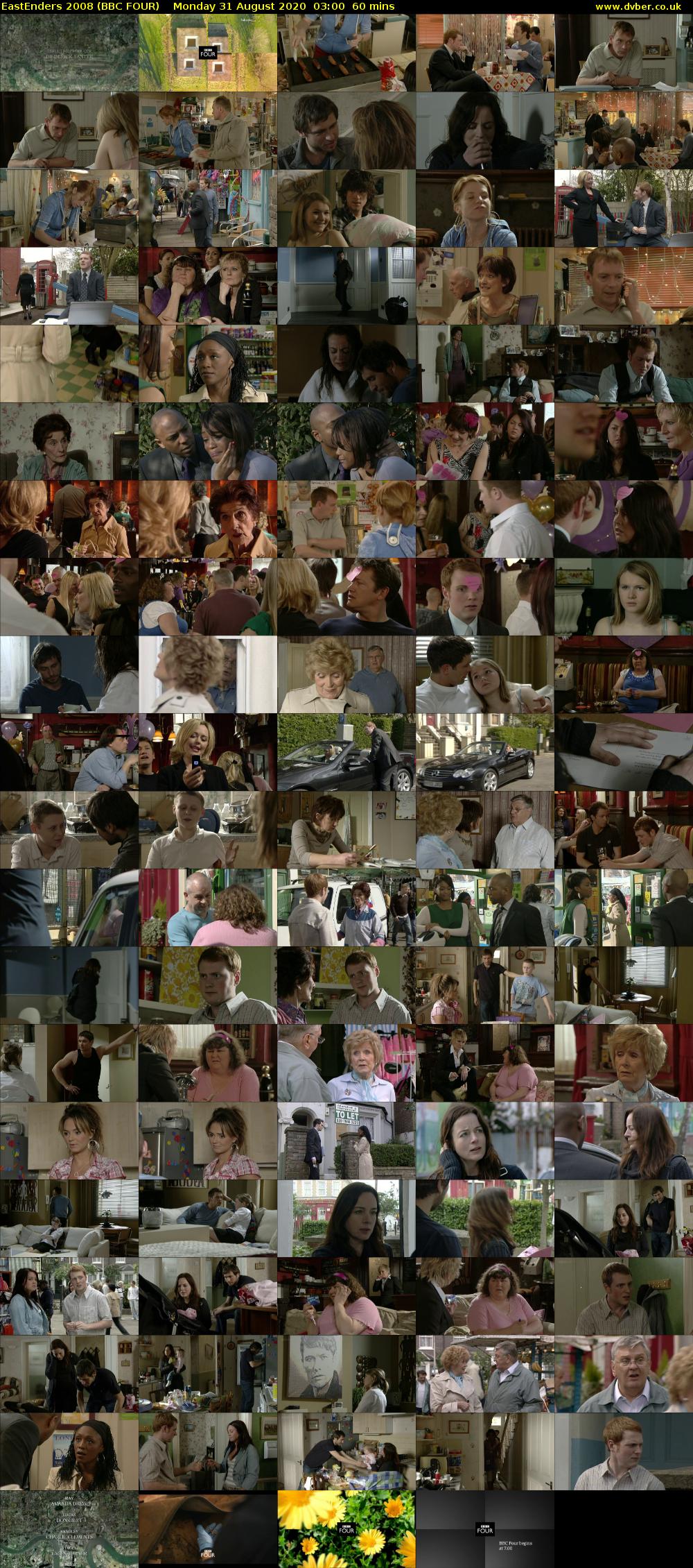 EastEnders 2008 (BBC FOUR) Monday 31 August 2020 03:00 - 04:00