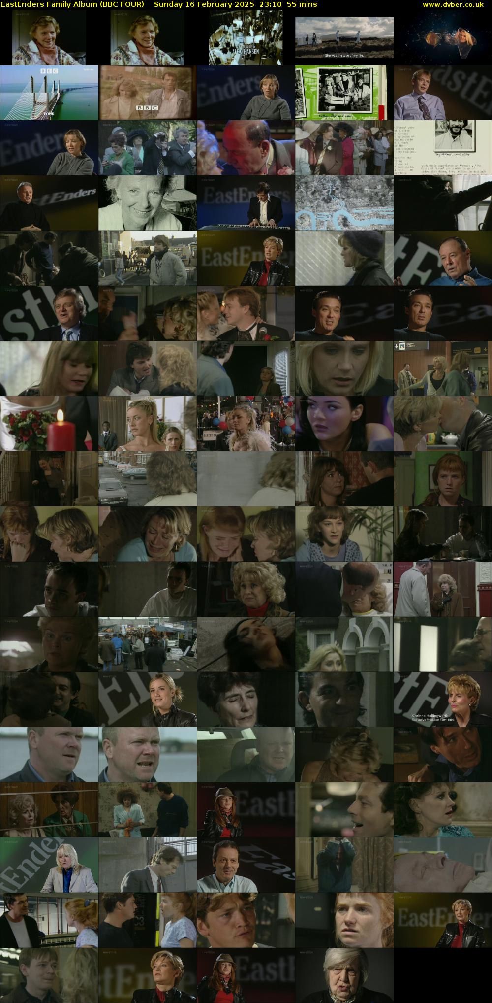 EastEnders Family Album (BBC FOUR) Sunday 16 February 2025 23:10 - 00:05