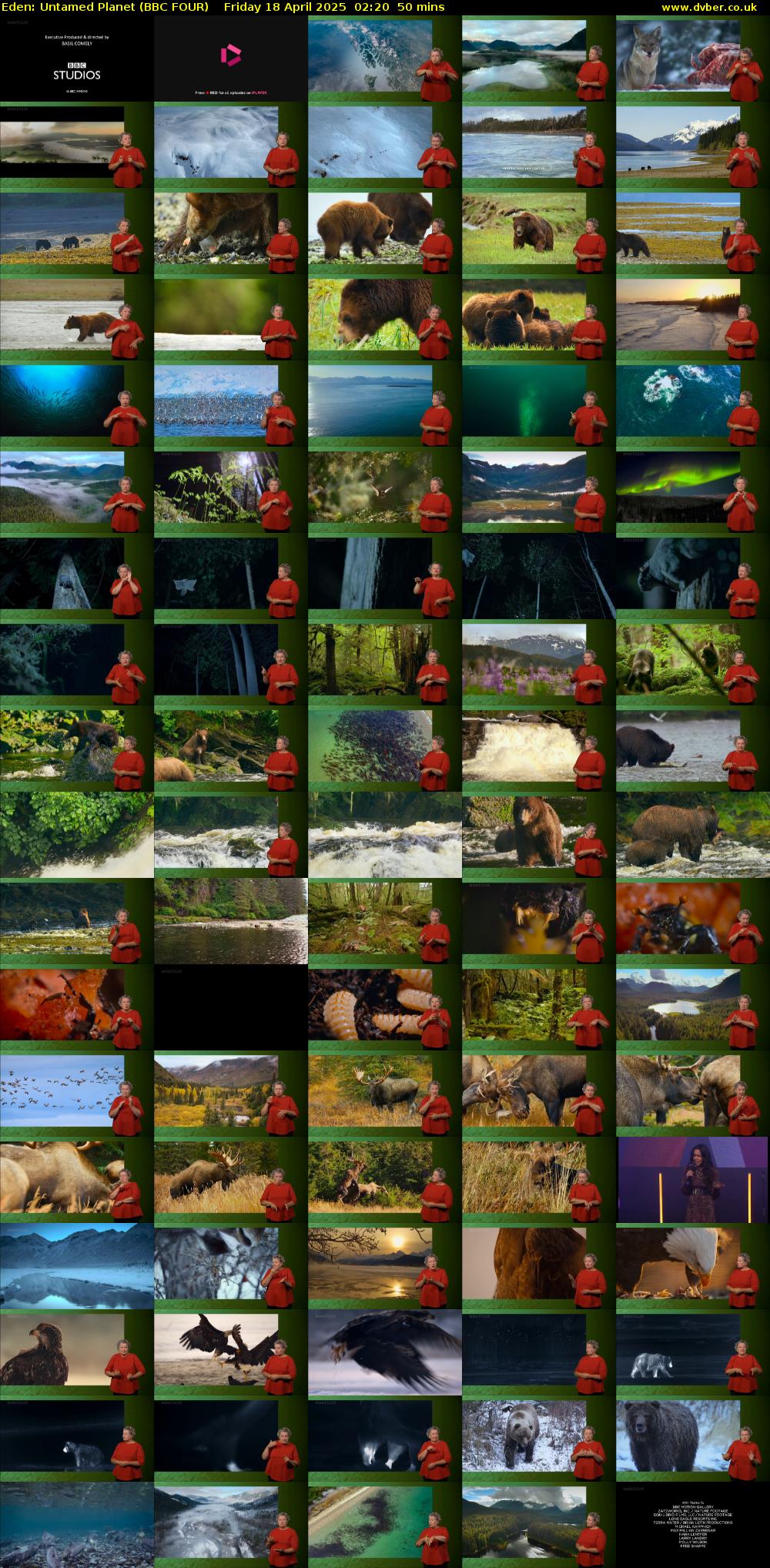 Eden: Untamed Planet (BBC FOUR) Friday 18 April 2025 02:20 - 03:10