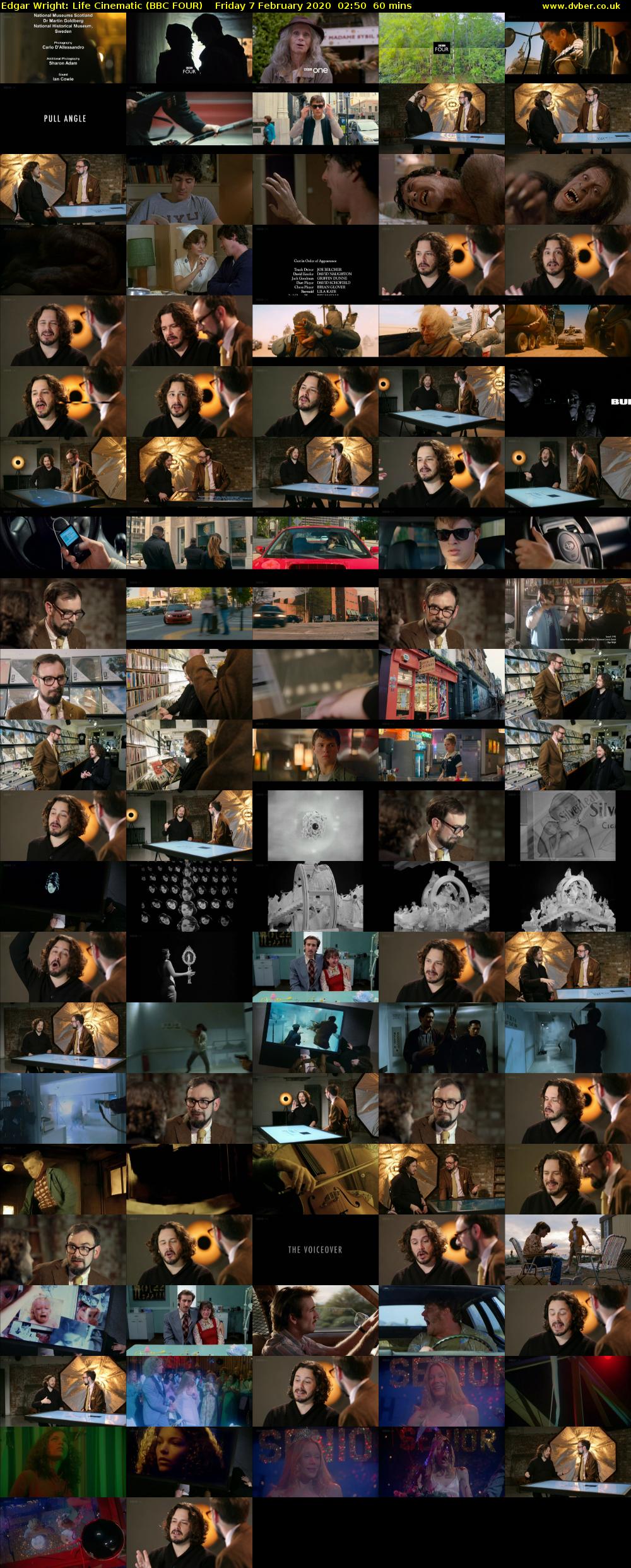 Edgar Wright: Life Cinematic (BBC FOUR) Friday 7 February 2020 02:50 - 03:50