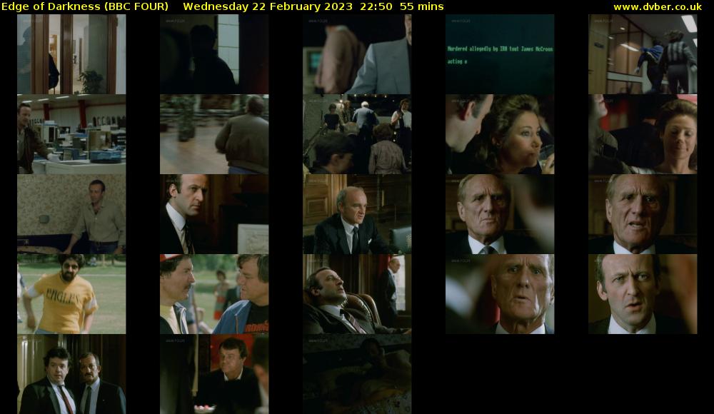 Edge of Darkness (BBC FOUR) Wednesday 22 February 2023 22:50 - 23:45