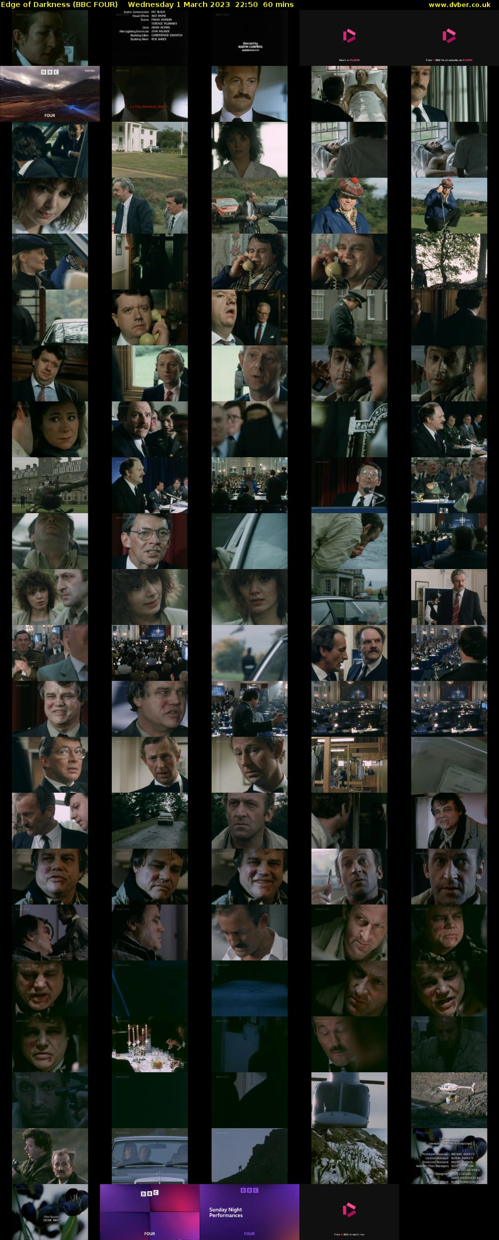 Edge of Darkness (BBC FOUR) Wednesday 1 March 2023 22:50 - 23:50