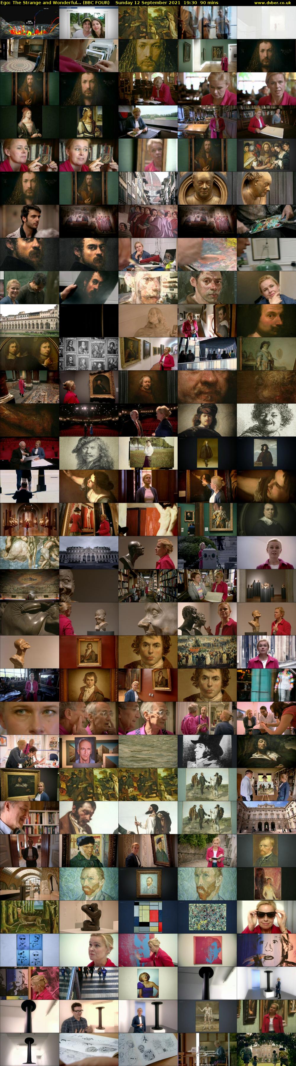 Ego: The Strange and Wonderful... (BBC FOUR) Sunday 12 September 2021 19:30 - 21:00