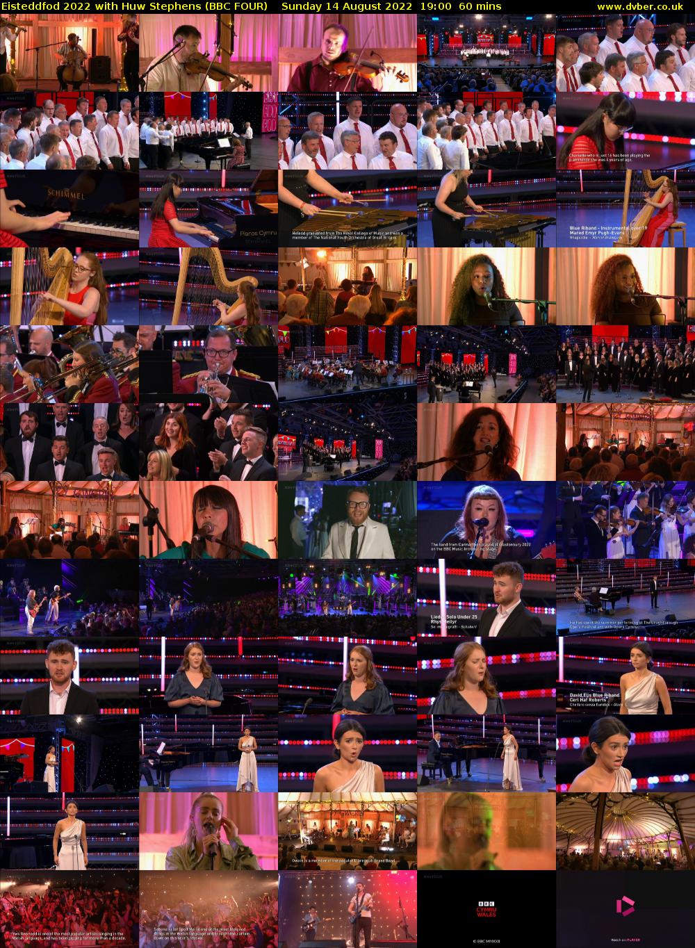 Eisteddfod 2022 with Huw Stephens (BBC FOUR) Sunday 14 August 2022 19:00 - 20:00