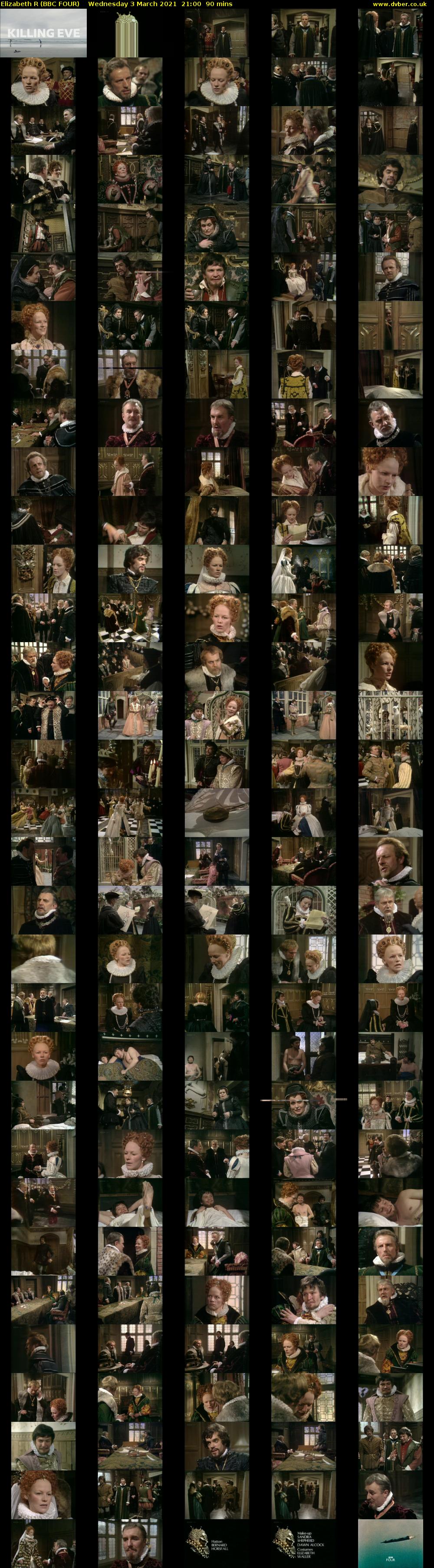 Elizabeth R (BBC FOUR) Wednesday 3 March 2021 21:00 - 22:30