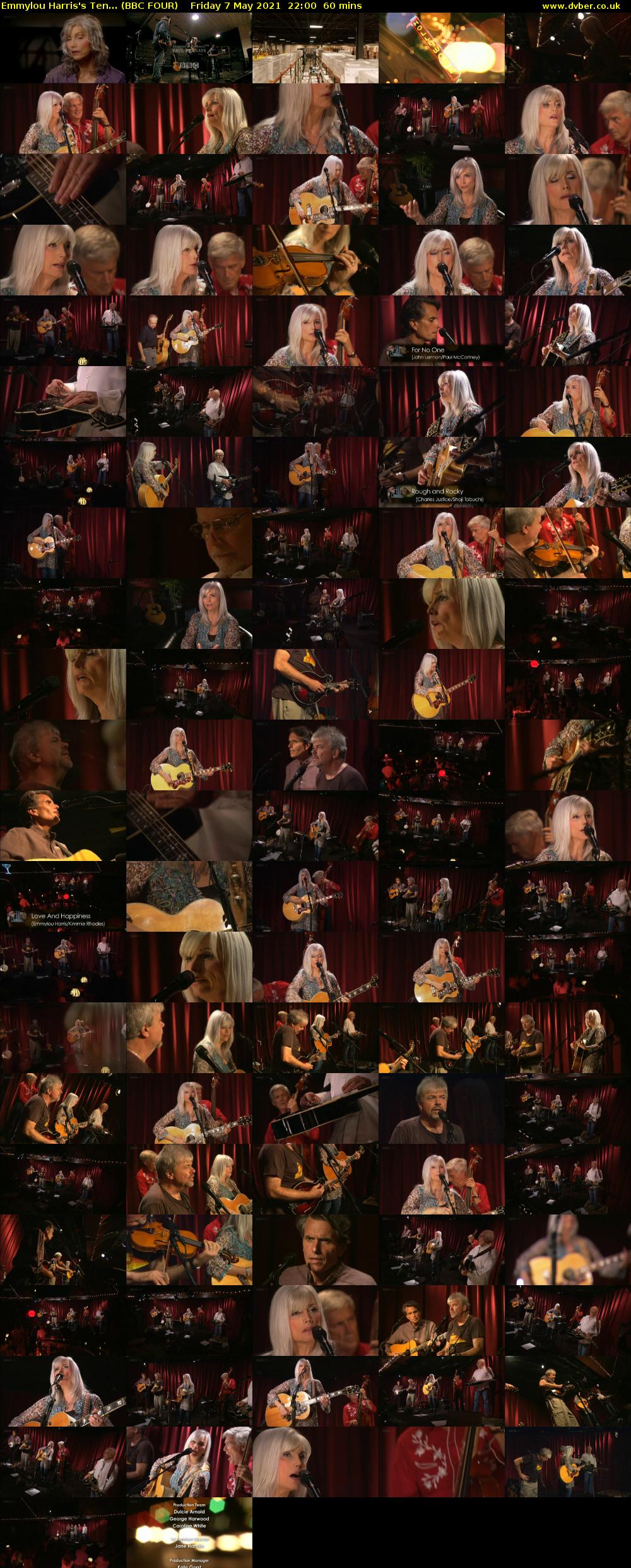 Emmylou Harris's Ten... (BBC FOUR) Friday 7 May 2021 22:00 - 23:00