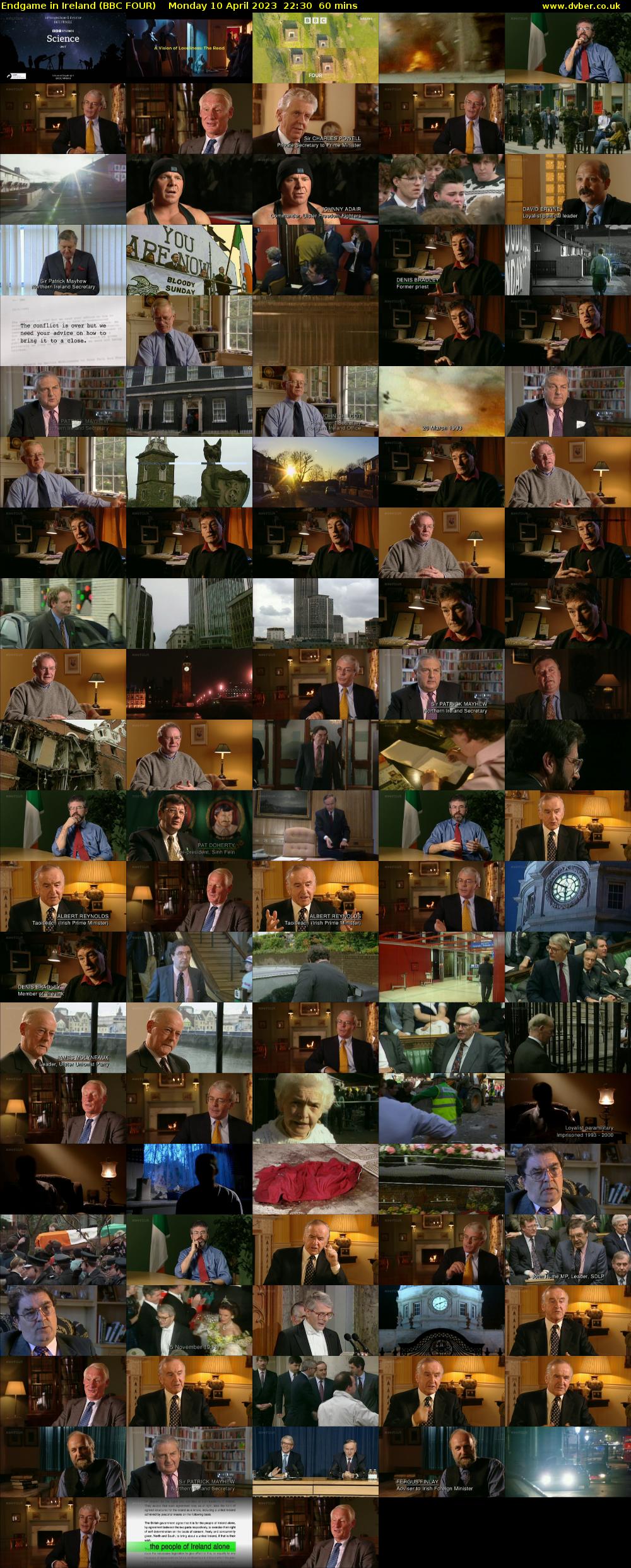 Endgame in Ireland (BBC FOUR) Monday 10 April 2023 22:30 - 23:30