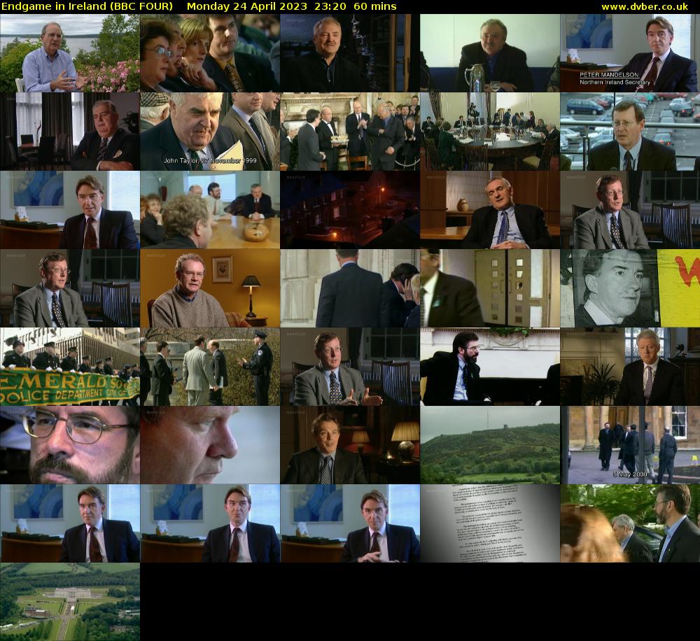 Endgame in Ireland (BBC FOUR) Monday 24 April 2023 23:20 - 00:20